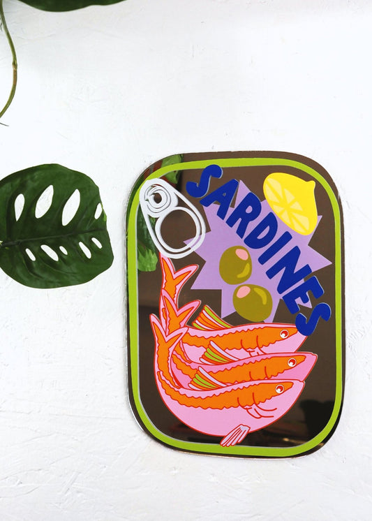 Sardines Tin Mirror
