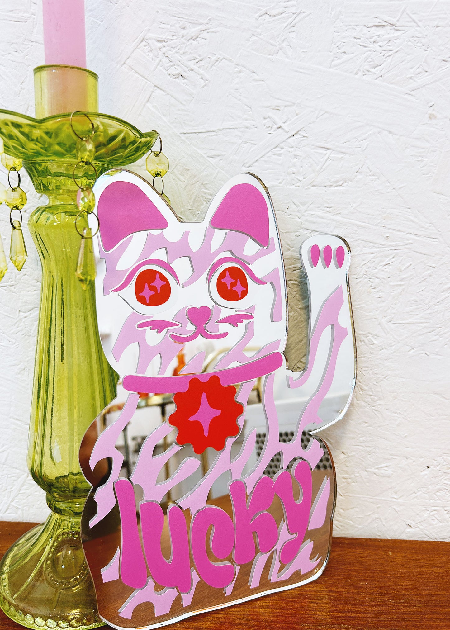 Lucky Cat Mirror