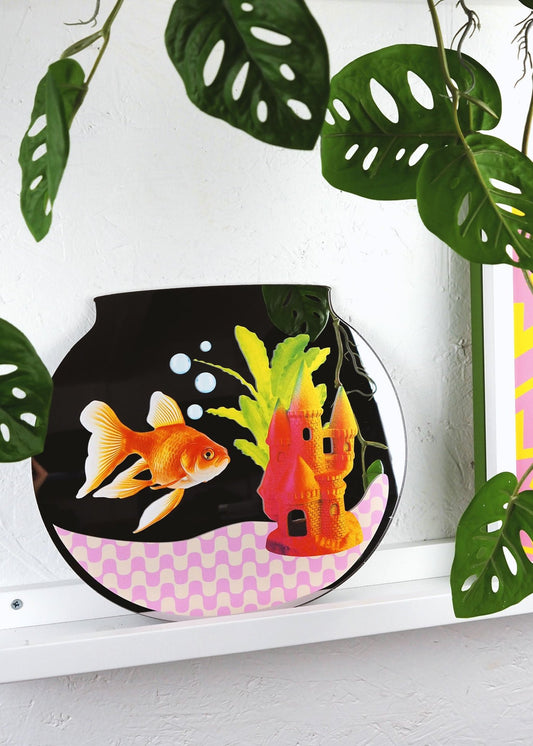 Goldfish Bowl Retro Mirror