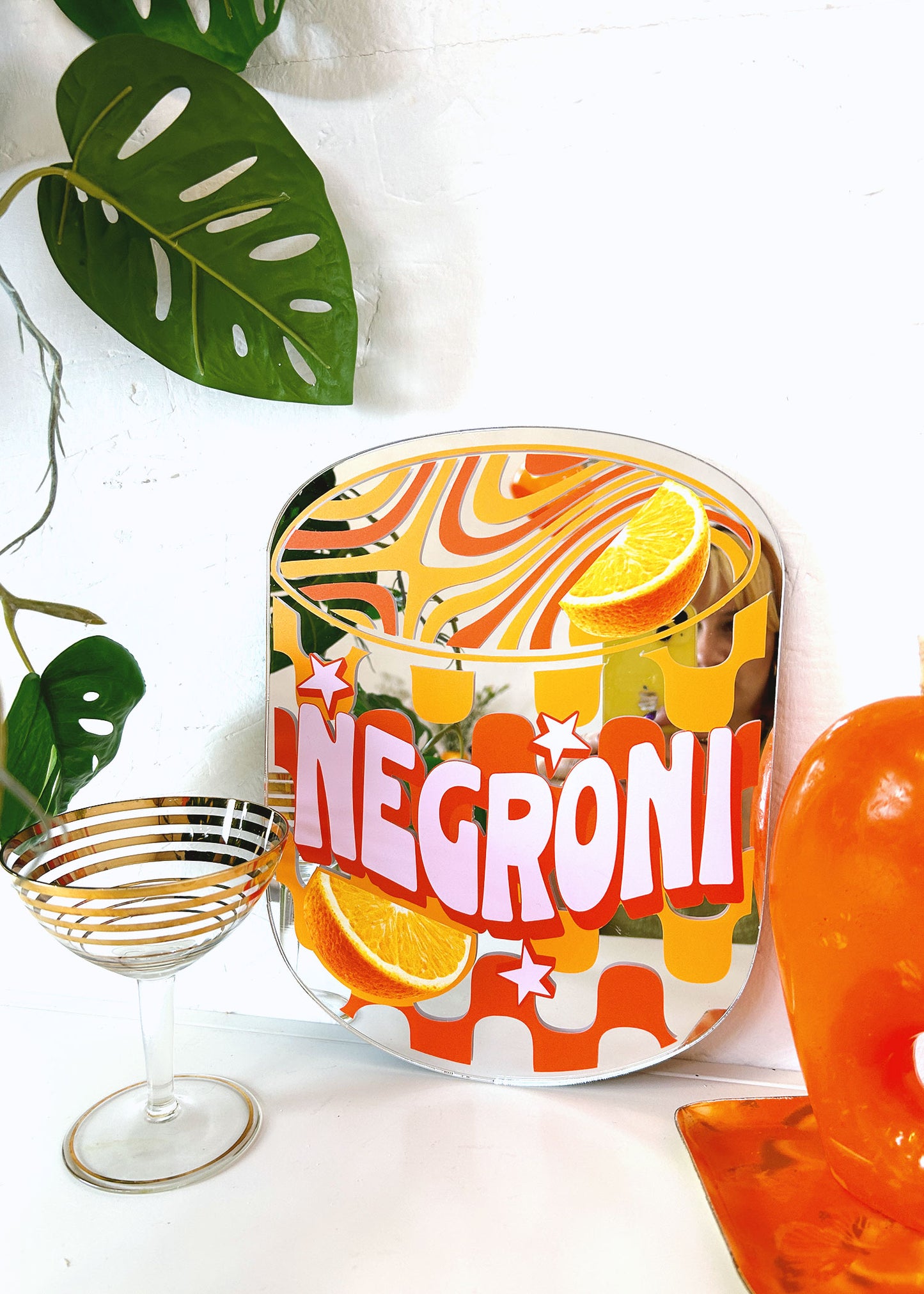 Negroni Cocktail Mirror