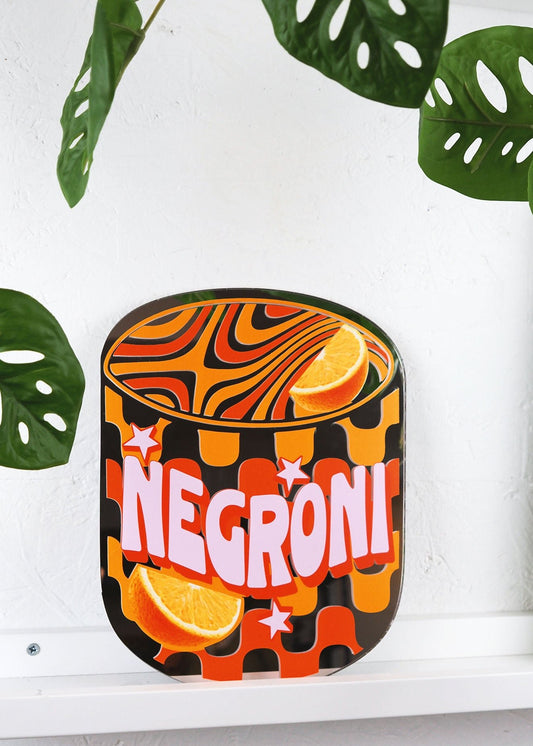 Negroni Cocktail Mirror