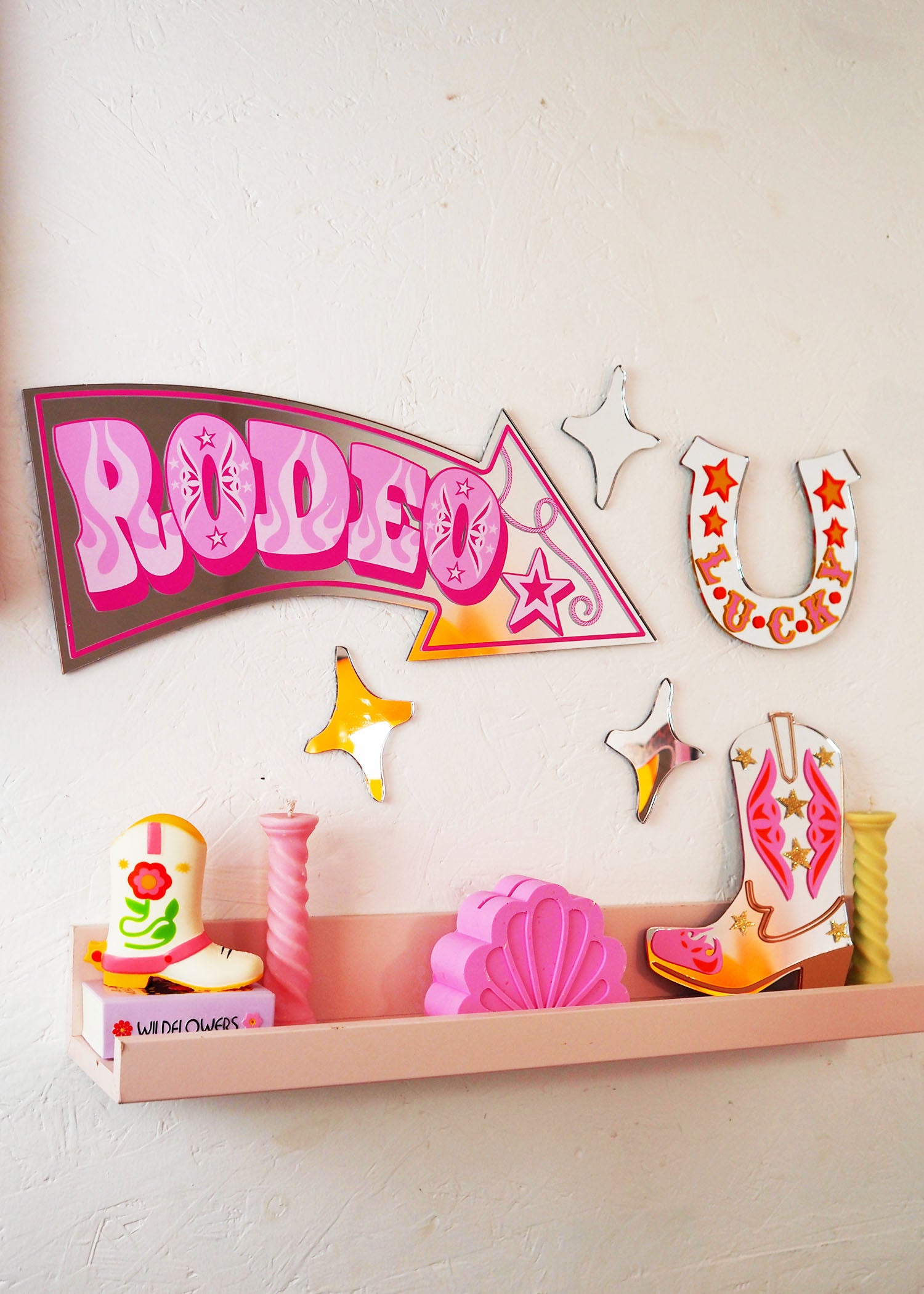 Mirror Sign Rodeo Rodeo Arrow Mirror – PrintedWeird