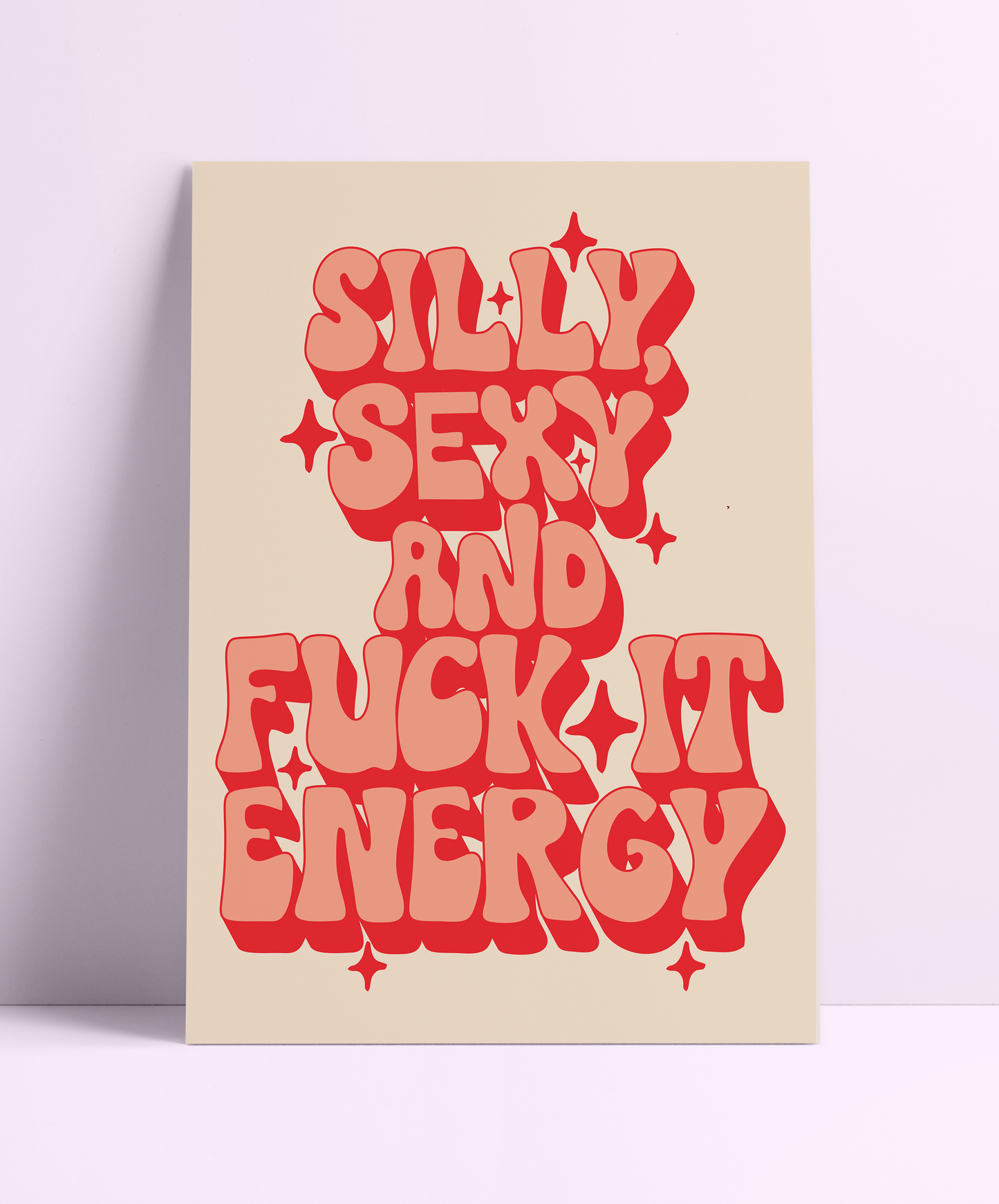 Silly & Sexy Energy Wall Print