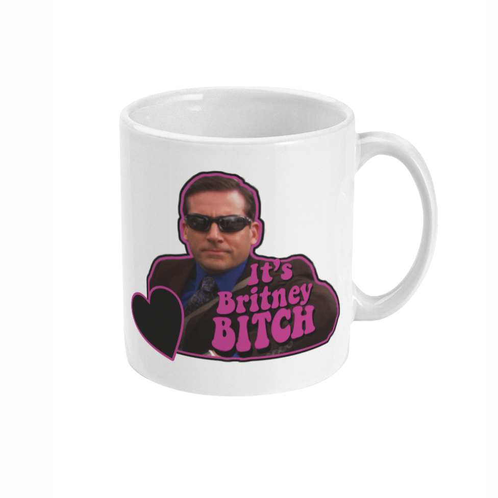 Michael Scott Britney Bitch Mug - PrintedWeird