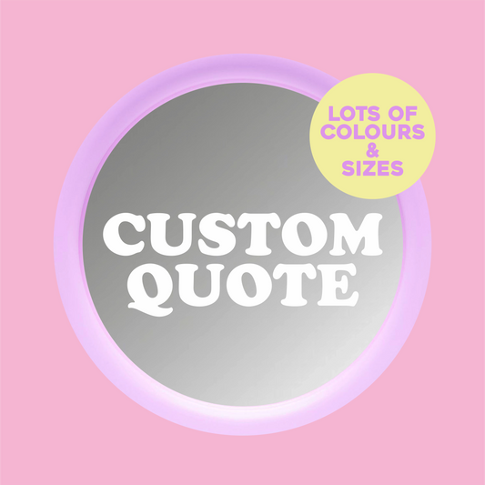 Custom Text #1 Vinyl Sticker - PrintedWeird