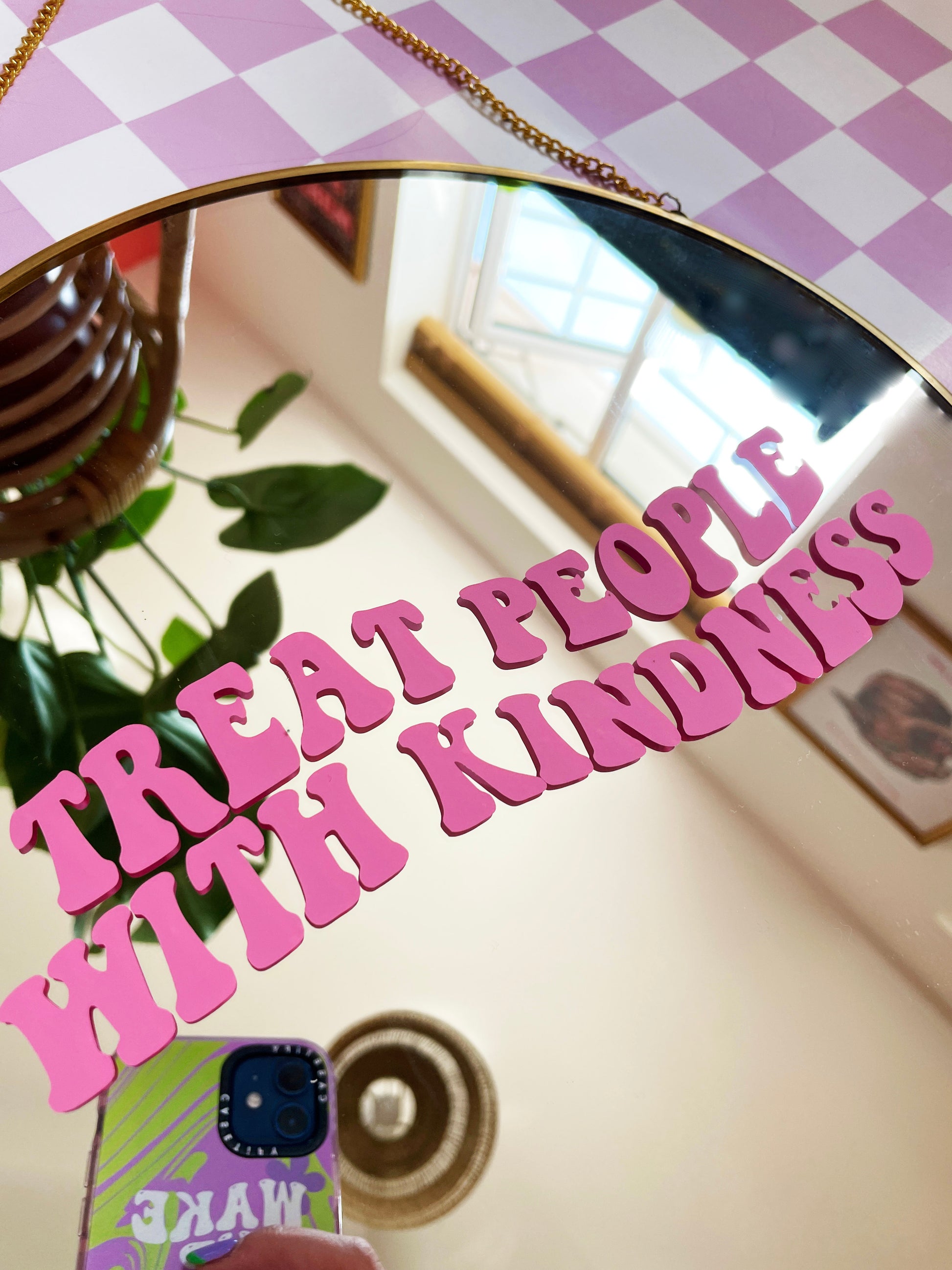 Treat People With Kindness Vinyl Sticker - PrintedWeird