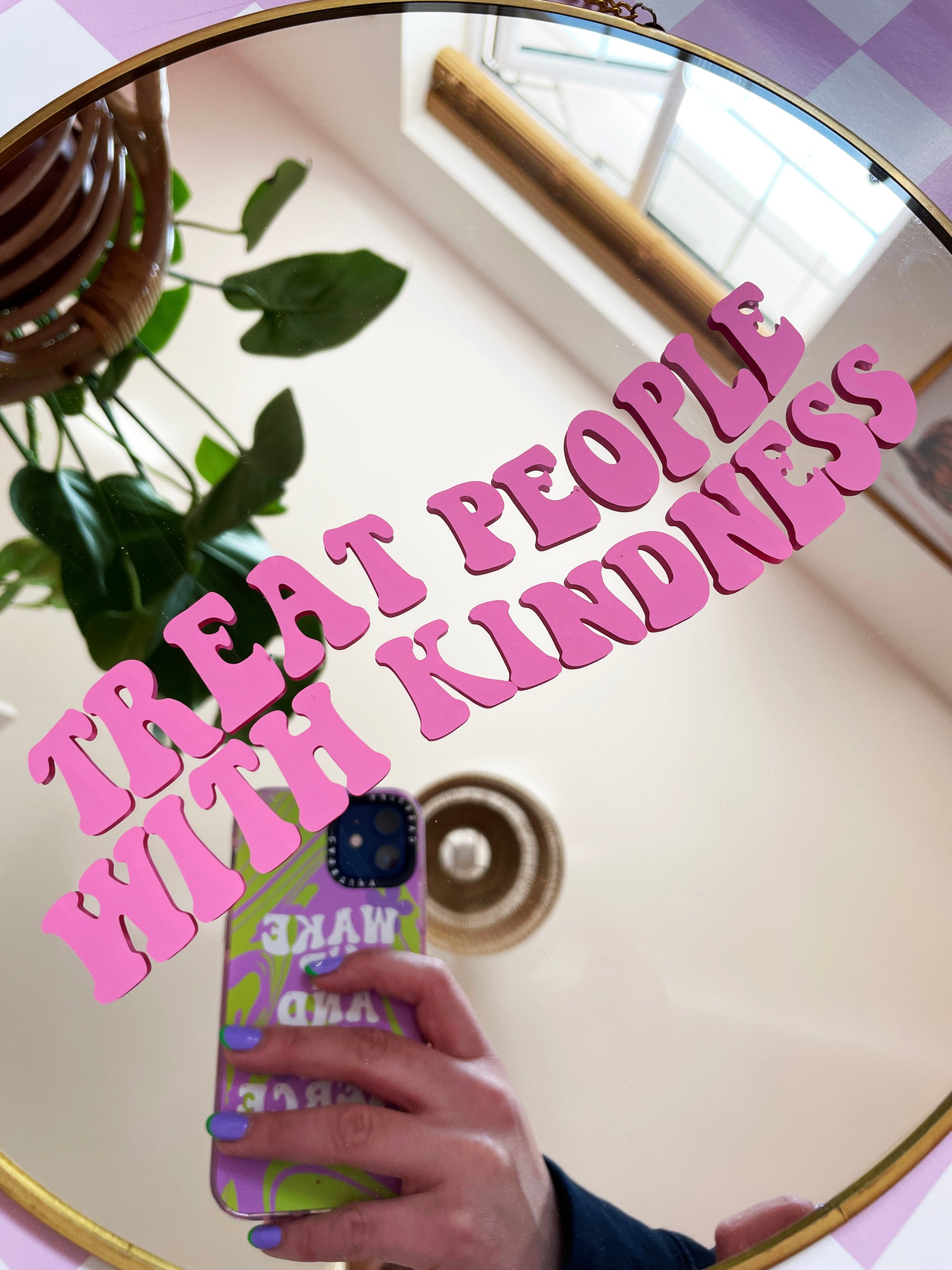 Treat People With Kindness Vinyl Sticker - PrintedWeird