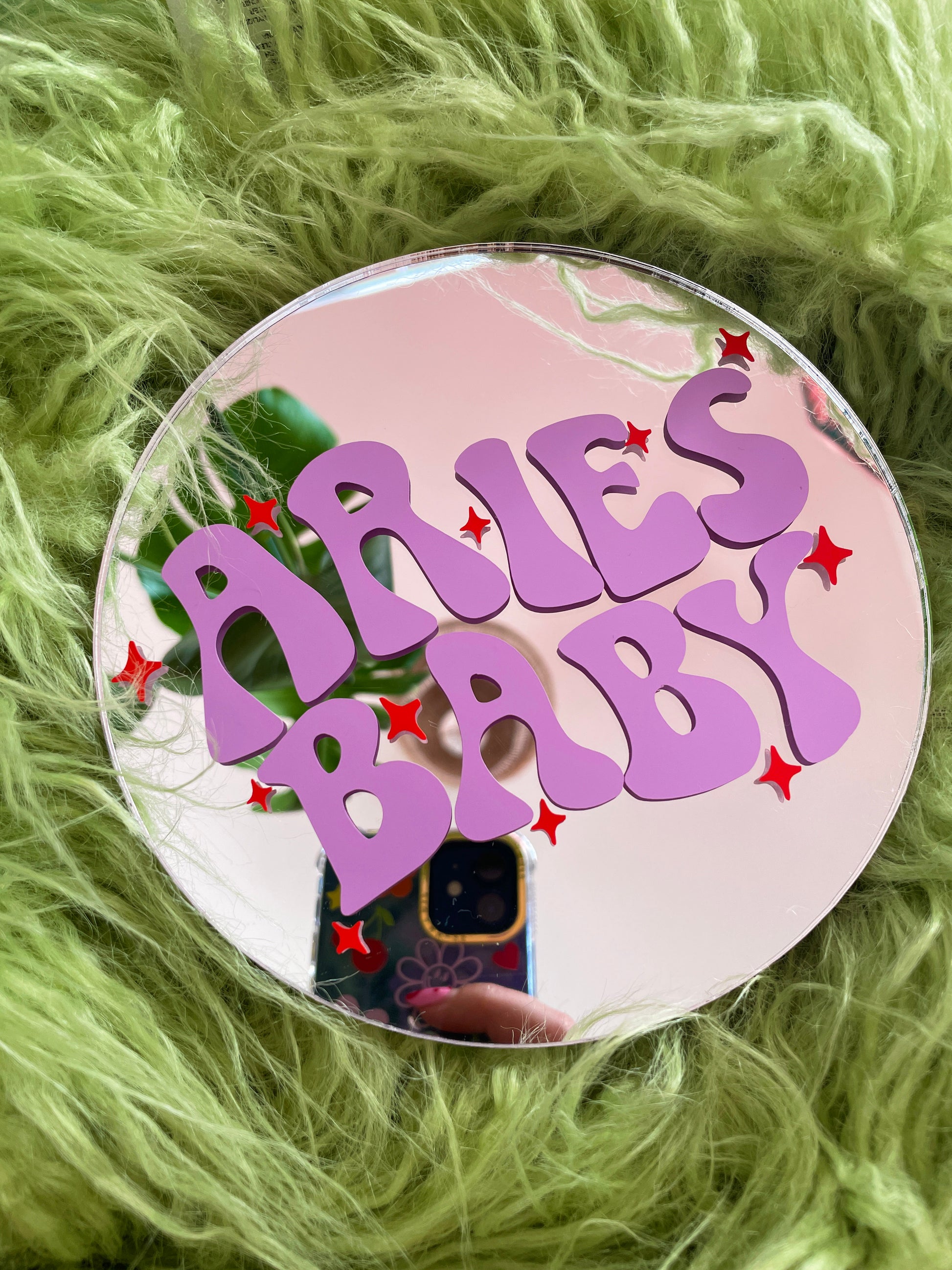 Aries Baby Disc Mirror - PrintedWeird