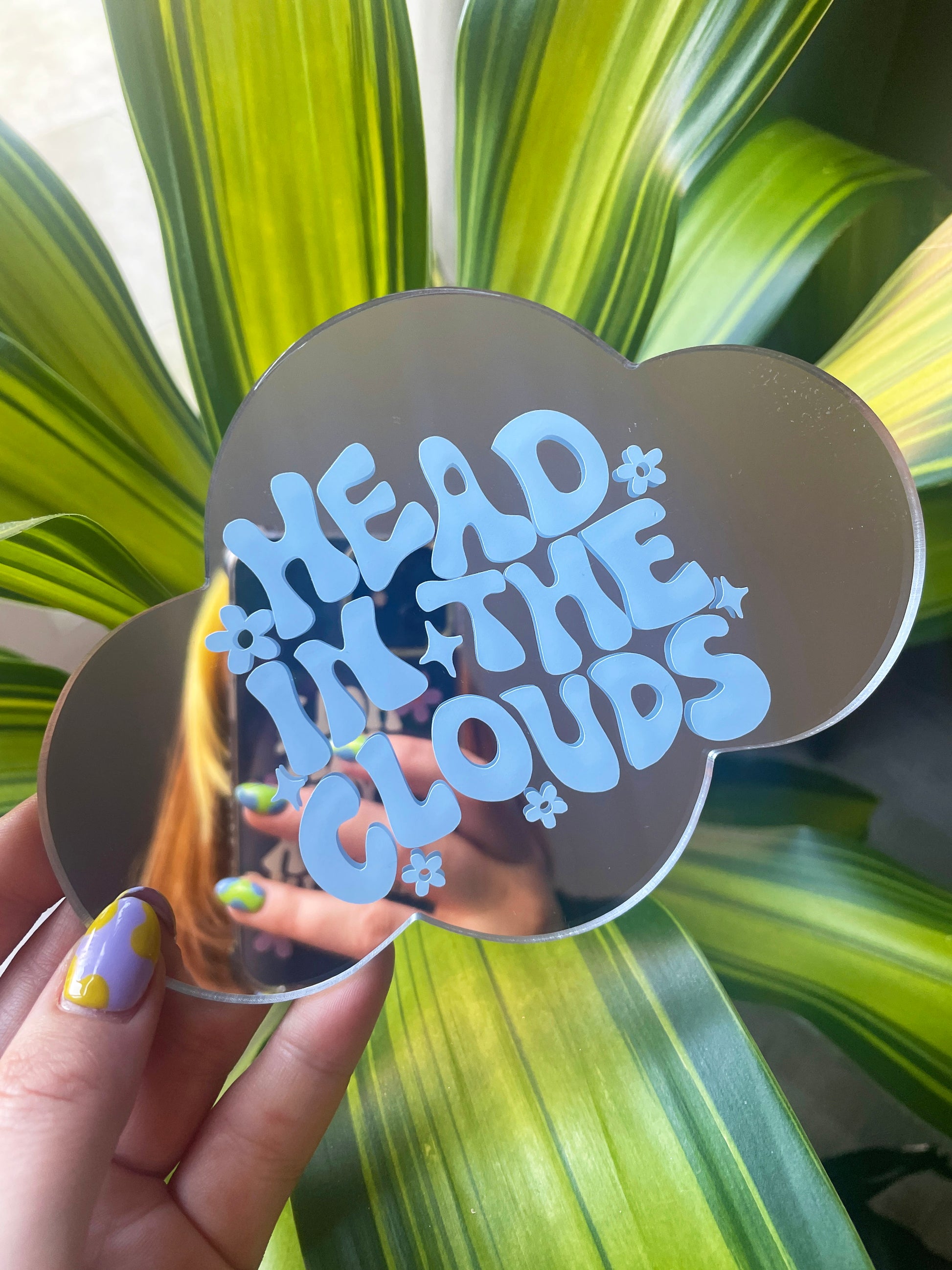 Head In The Clouds Cloud Mirror - PrintedWeird