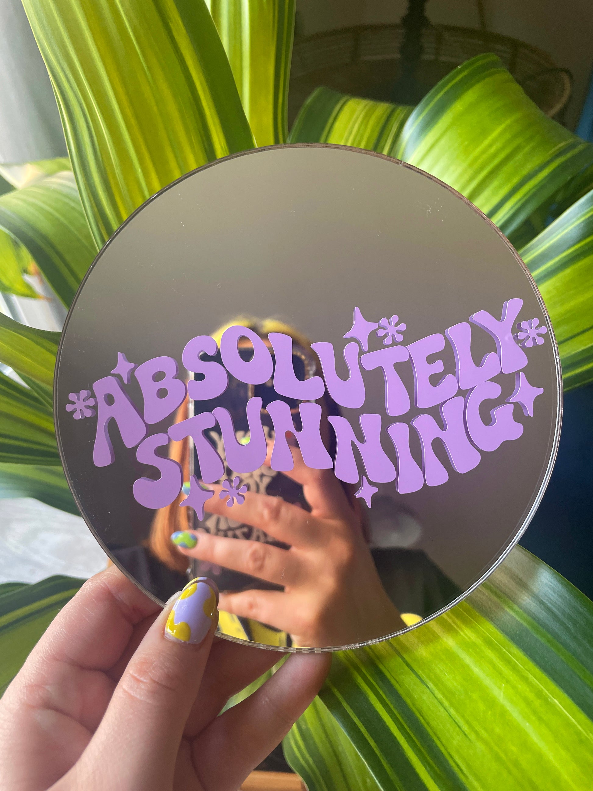 Absolutely Stunning Disc Mirror - PrintedWeird