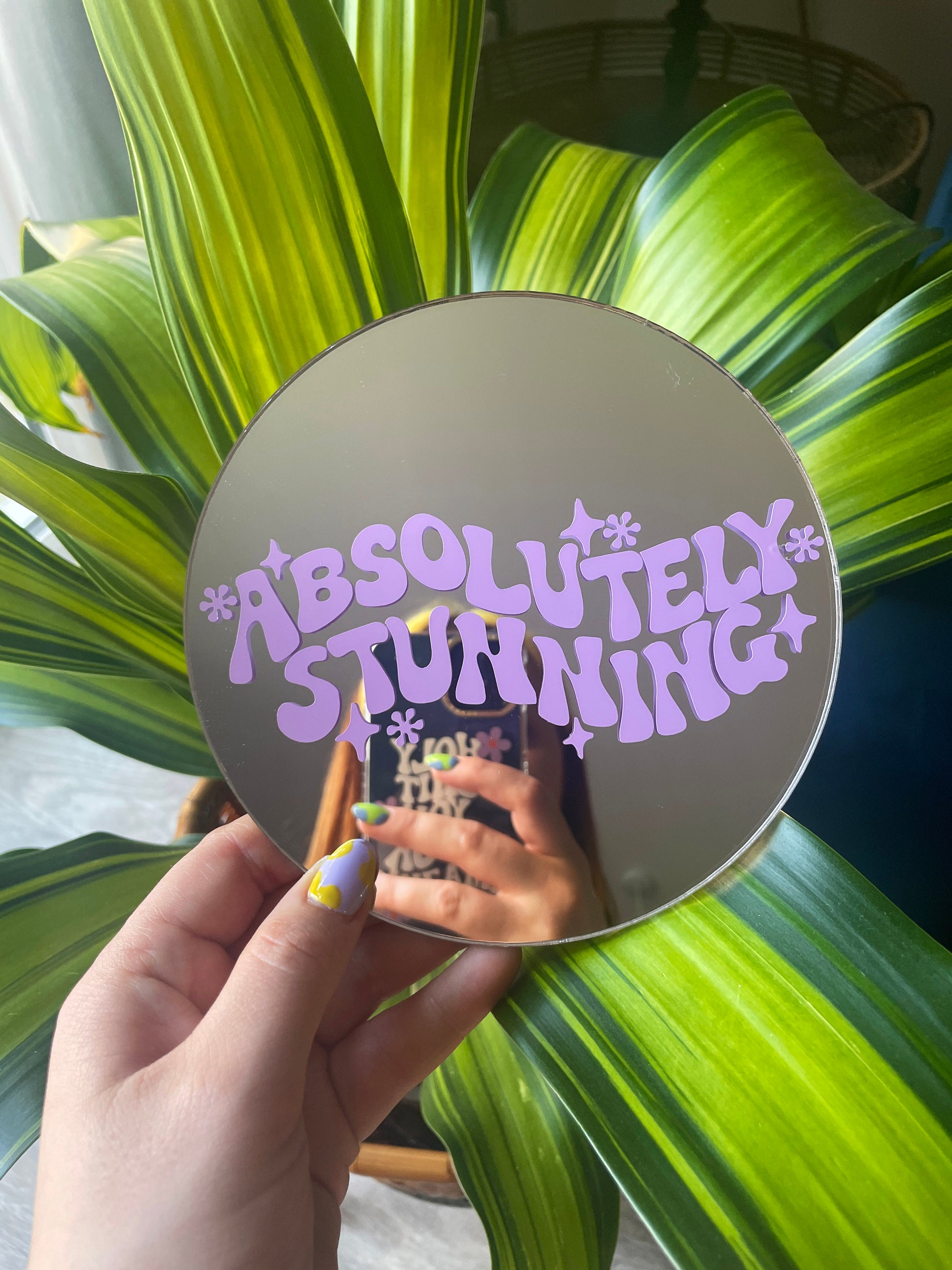 Absolutely Stunning Disc Mirror - PrintedWeird