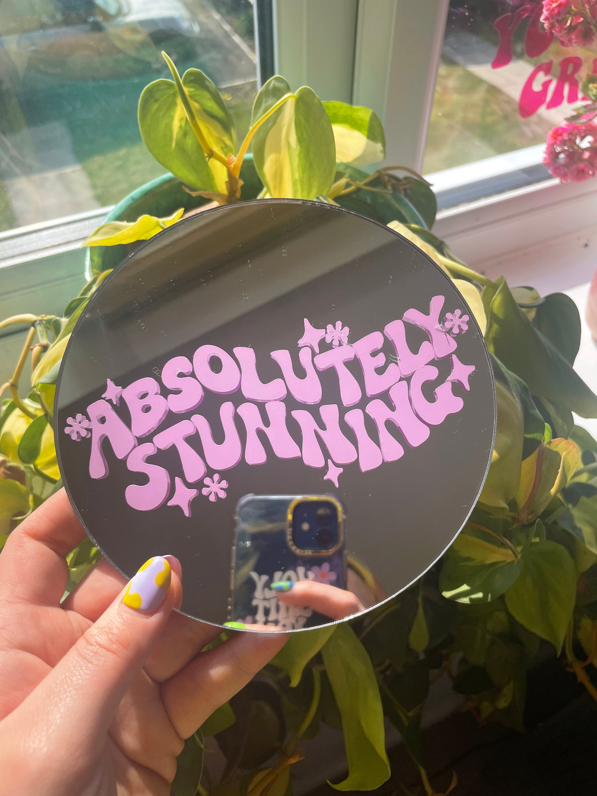 Absolutely Stunning Disc Mirror - PrintedWeird