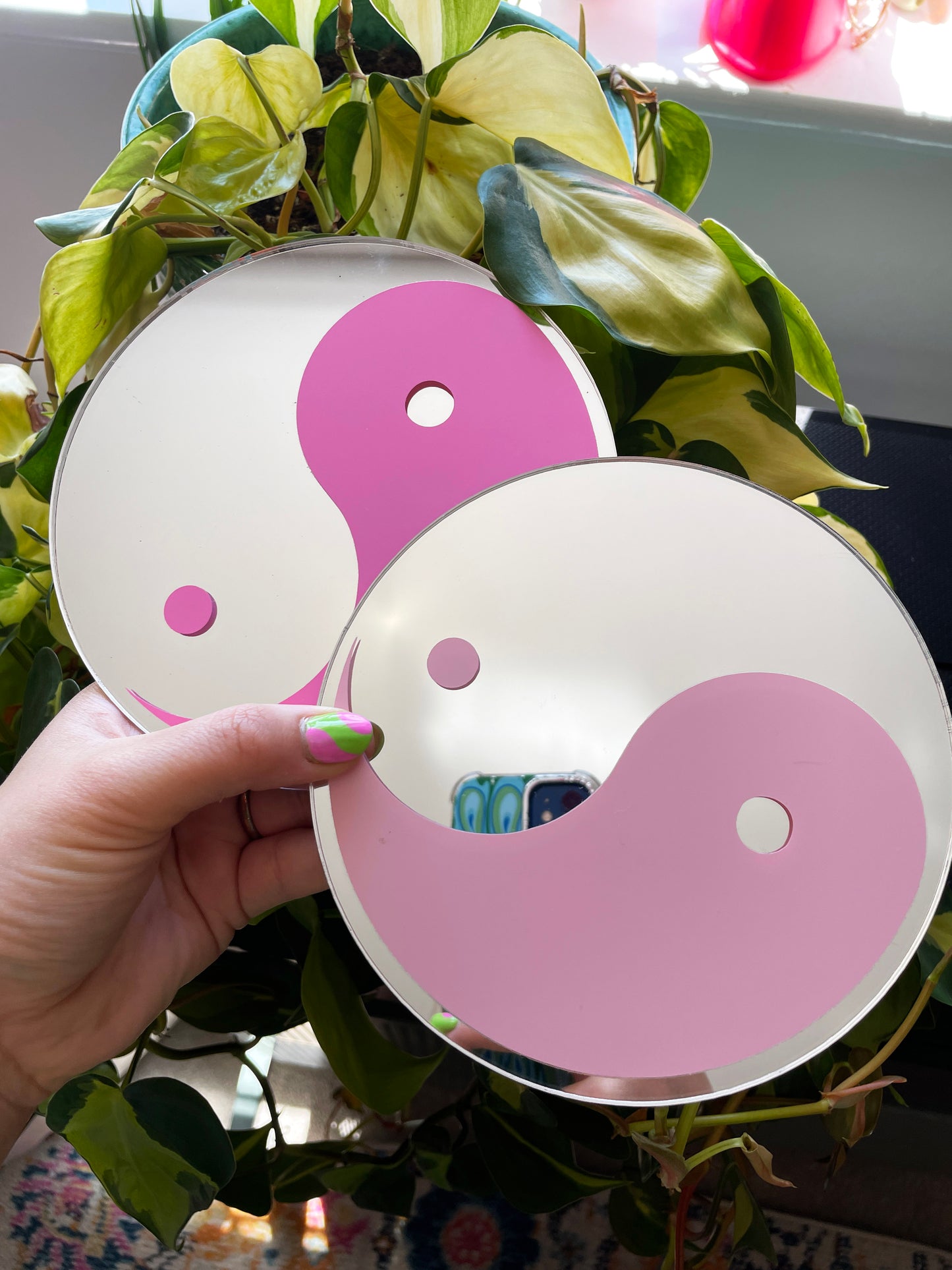 Yin & Yang Disc Mirror - PrintedWeird