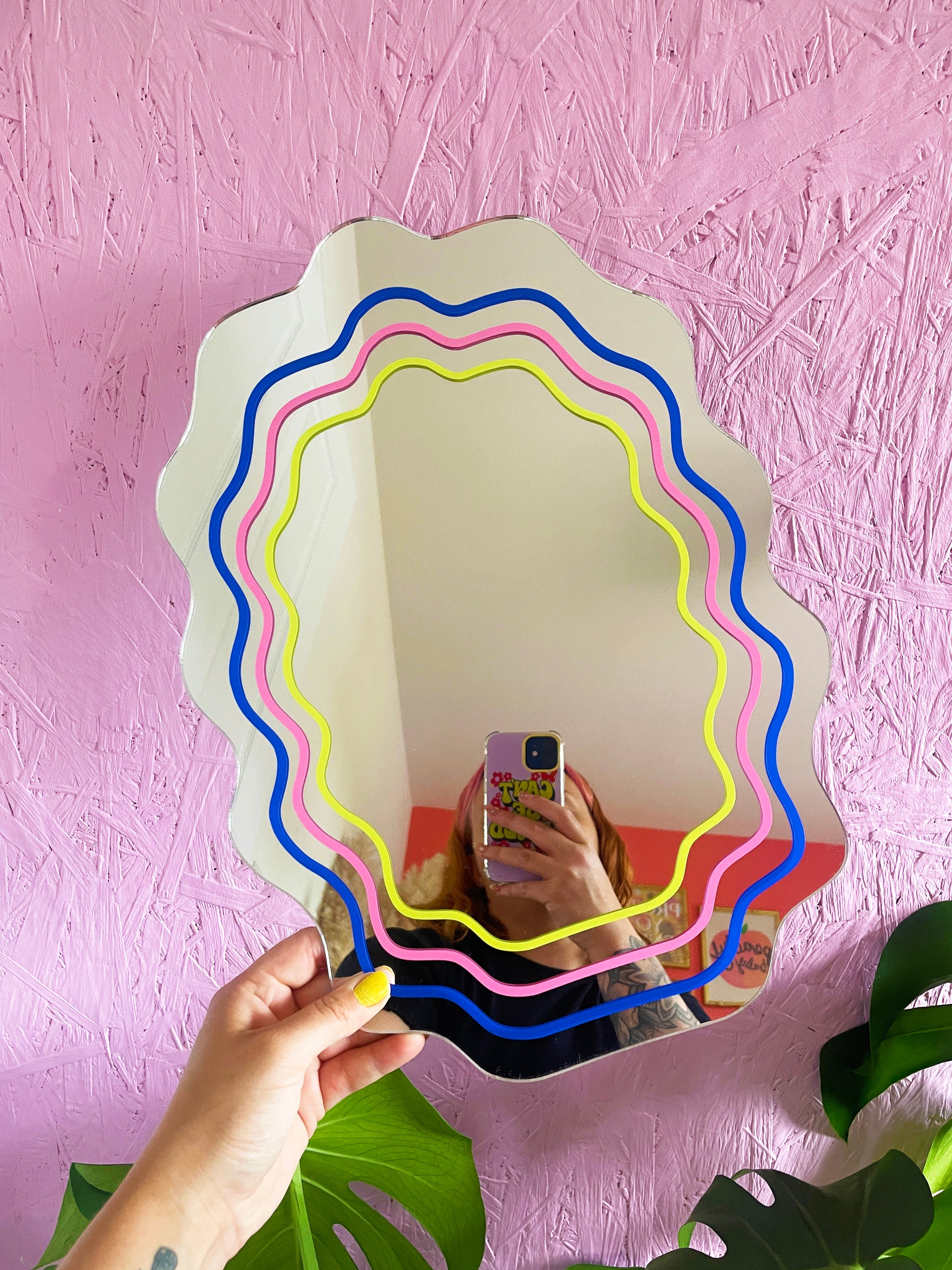 Electric Wavy Mirror - PrintedWeird