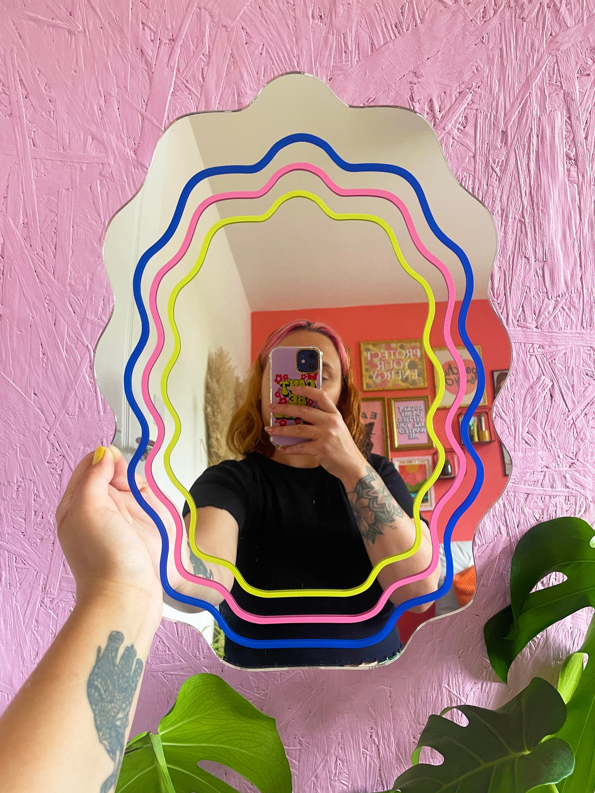 Electric Wavy Mirror - PrintedWeird