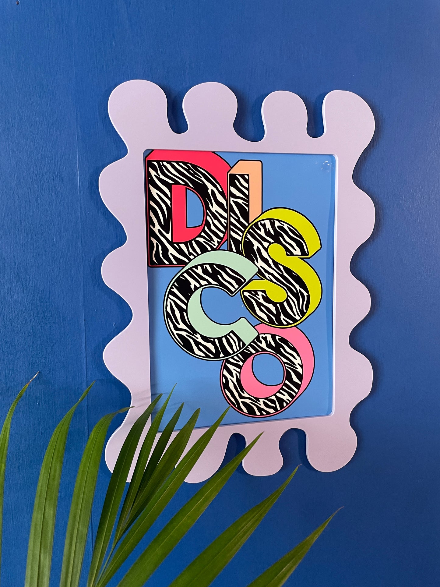 Palma Violet Wall Print Frame - PrintedWeird