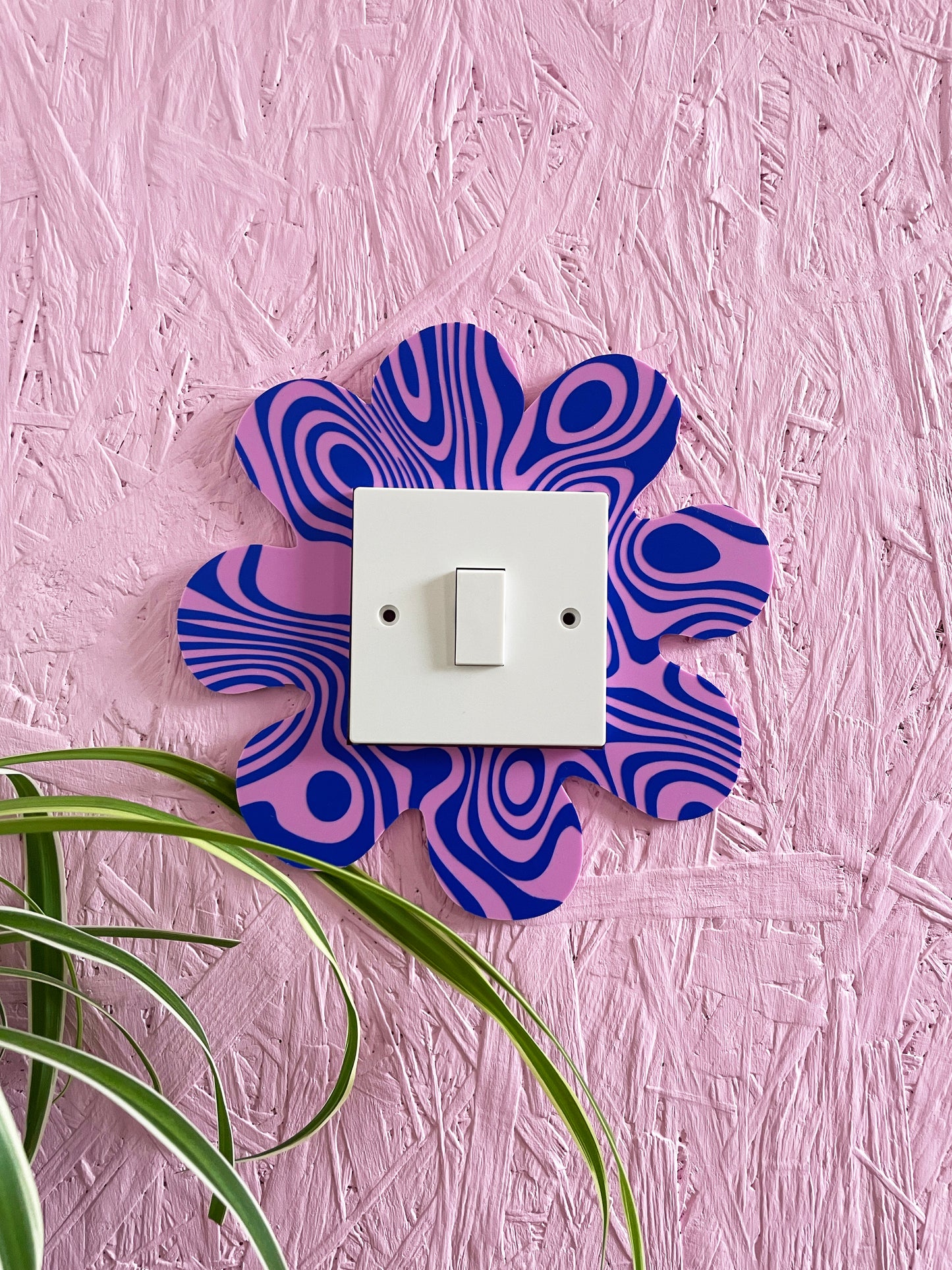 Electric Psychedelic Wavy Light Switch Cover - PrintedWeird