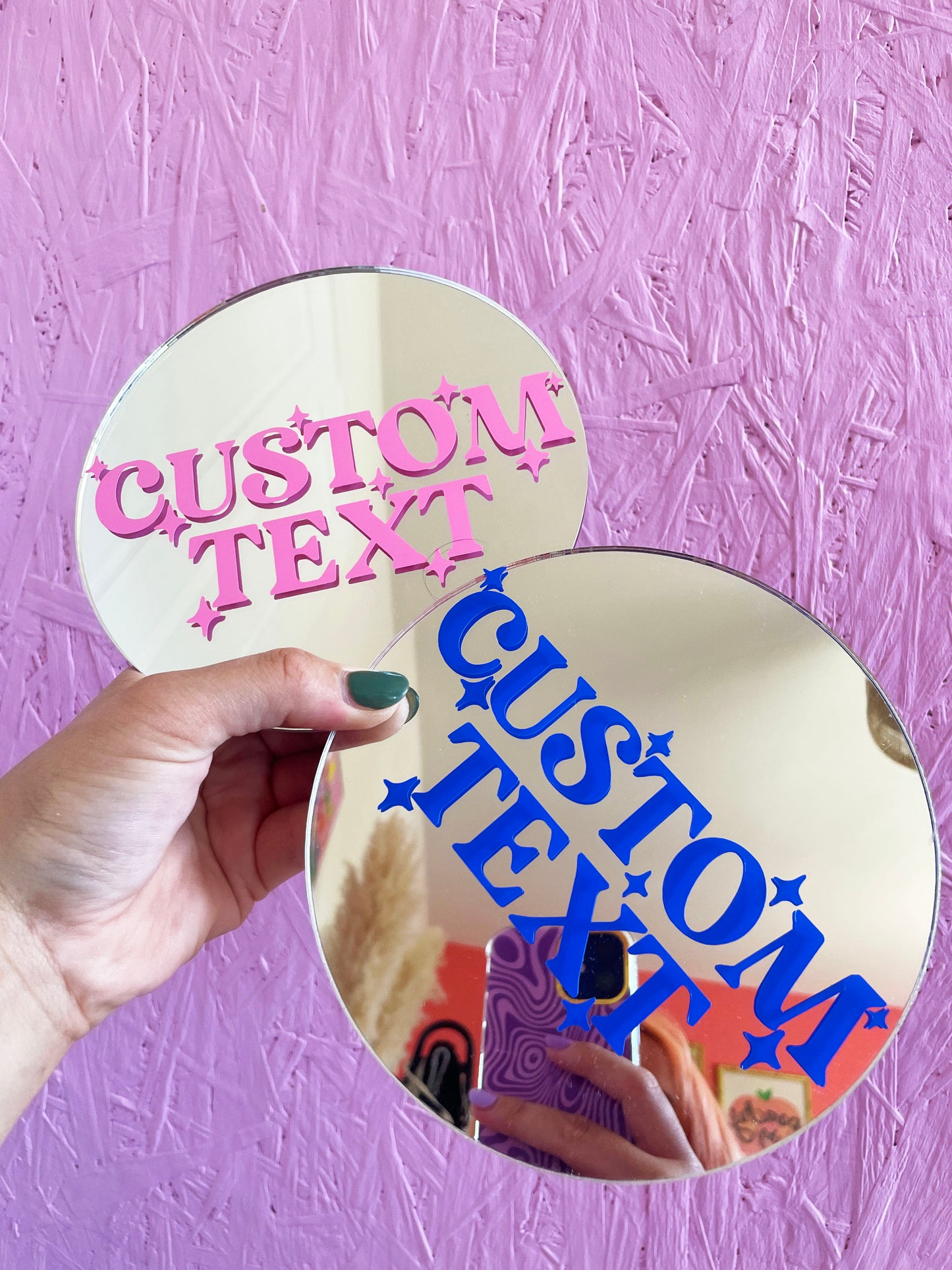 Custom Mini Disc Mirror - PrintedWeird