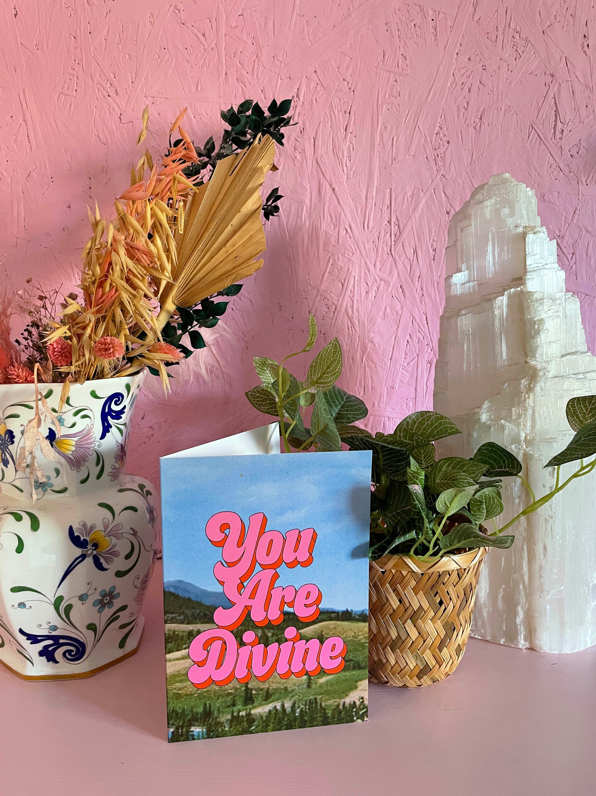 You Are Divine Greeting Card - PrintedWeird