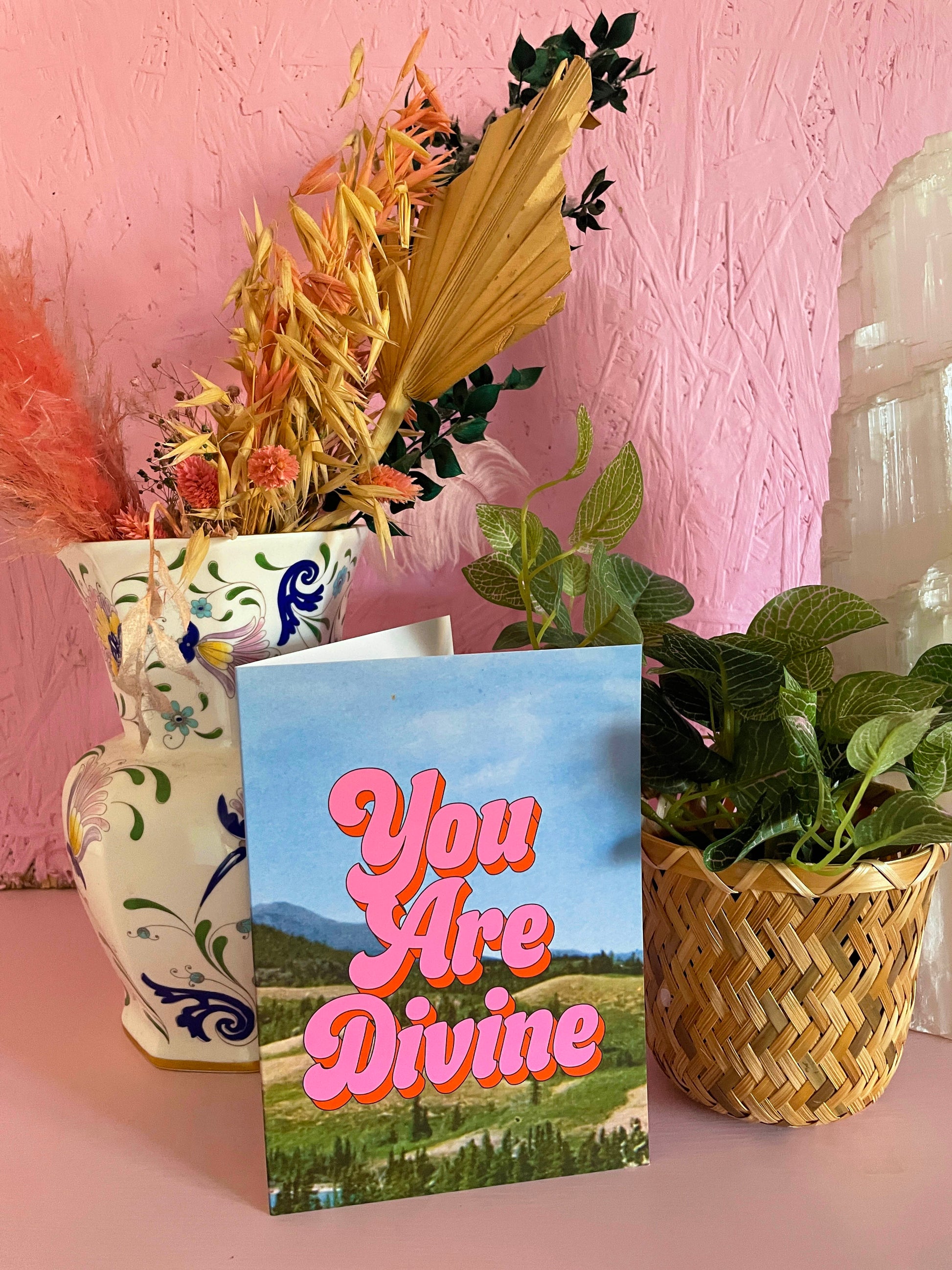 You Are Divine Greeting Card - PrintedWeird