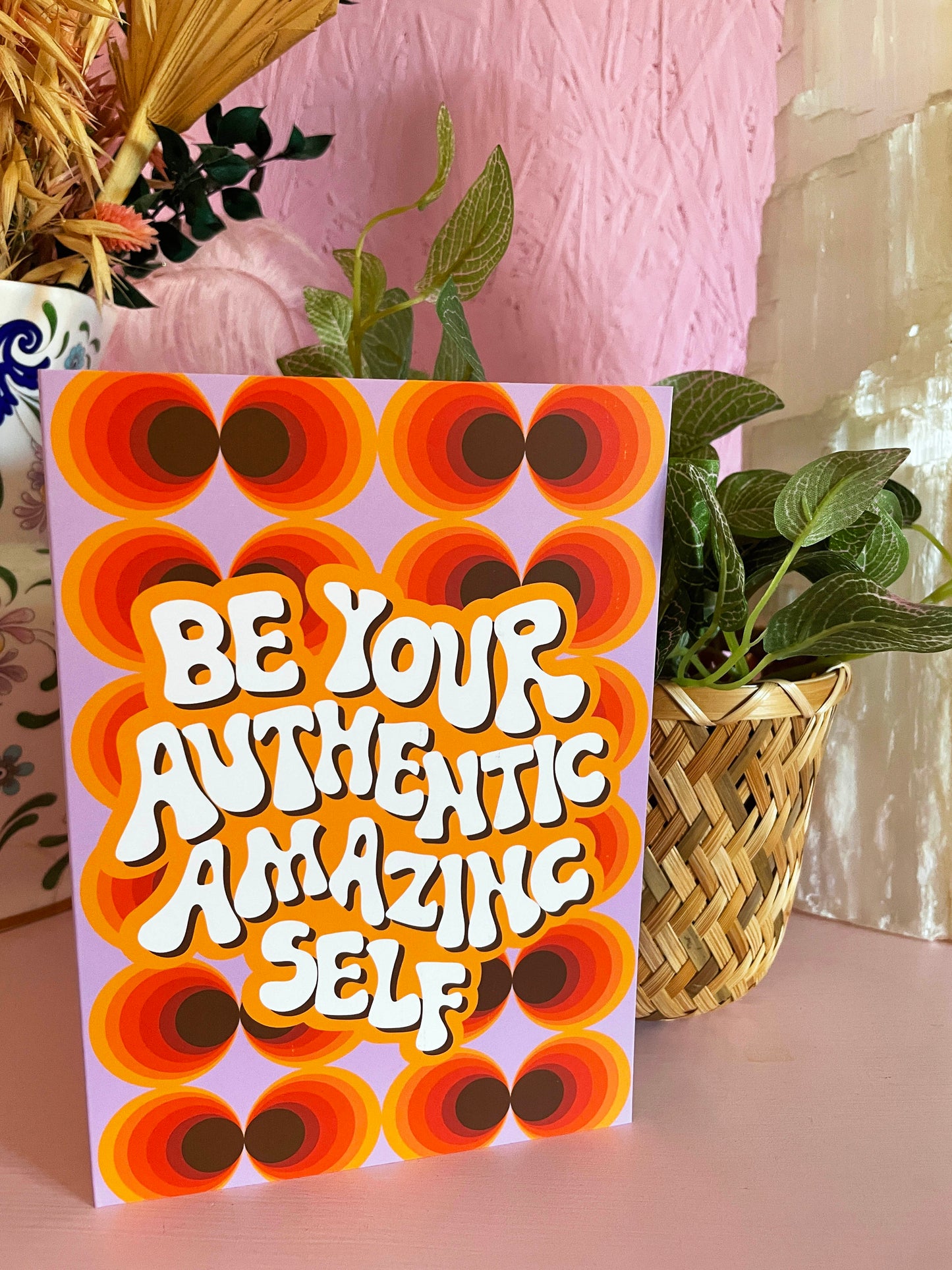 Be Your AMAZING, Authentic Self Greeting Card - PrintedWeird