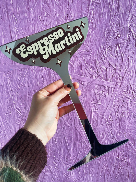 Espresso Martini Mirror - Sample Shape - PrintedWeird