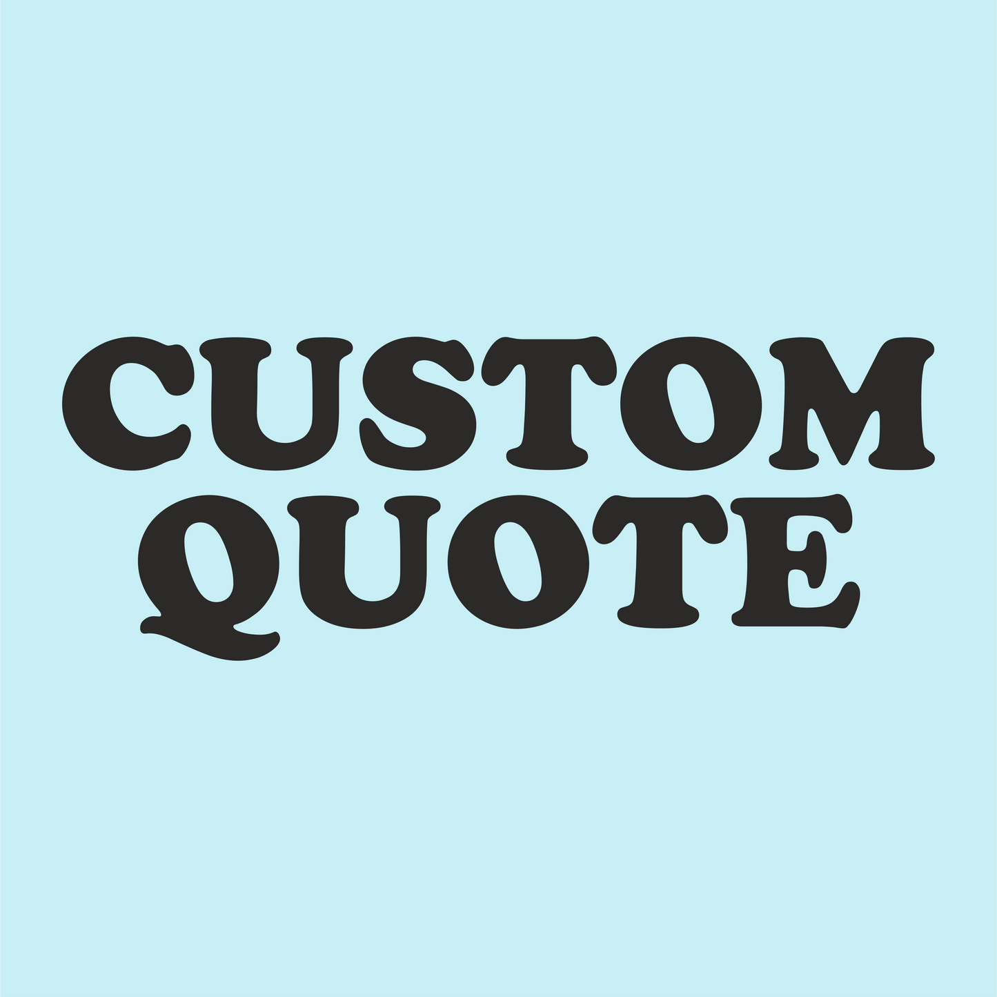 Custom Text #1 Vinyl Sticker - PrintedWeird