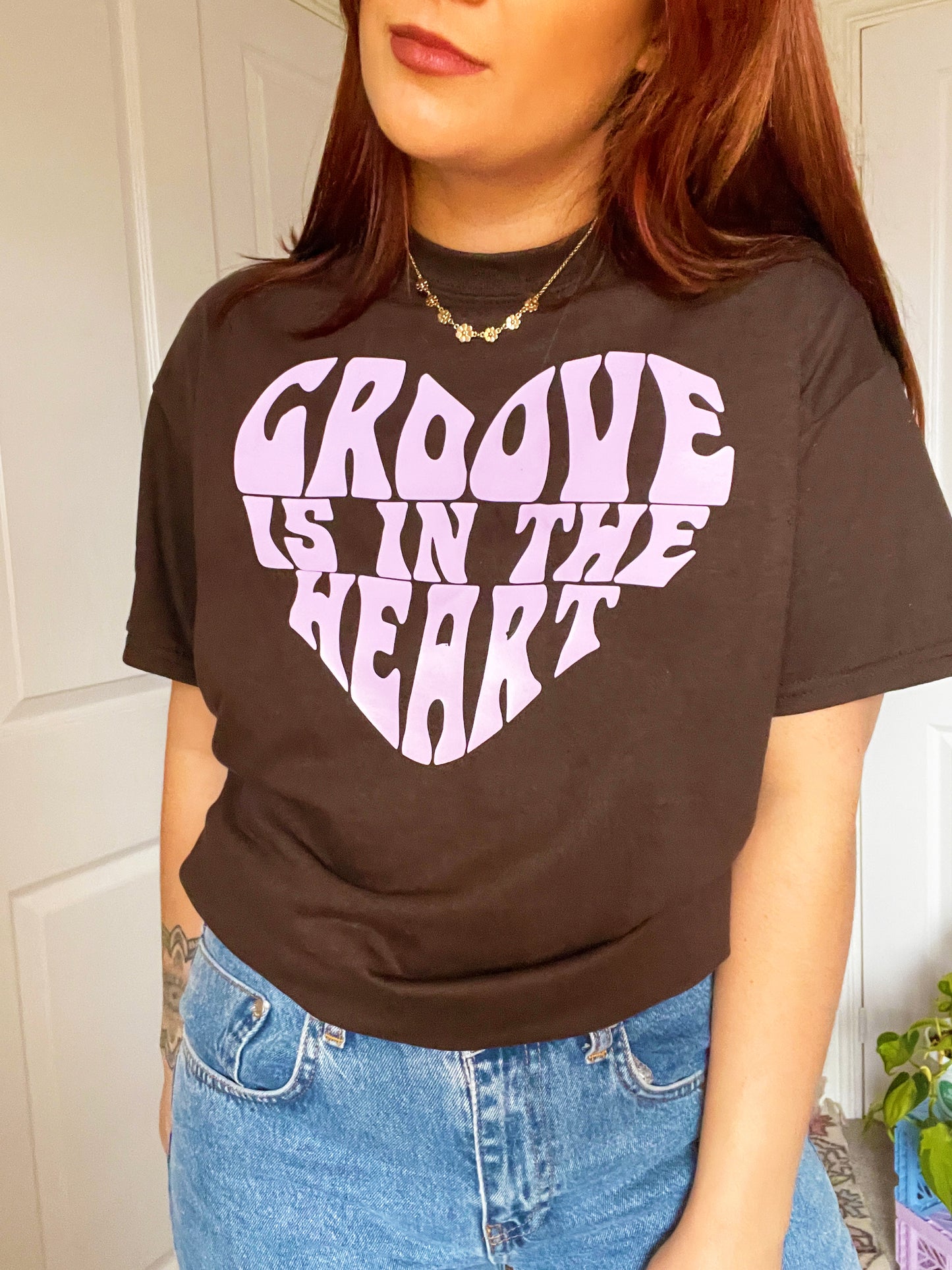 Brown Groove Is In The Heart T-Shirt - PrintedWeird