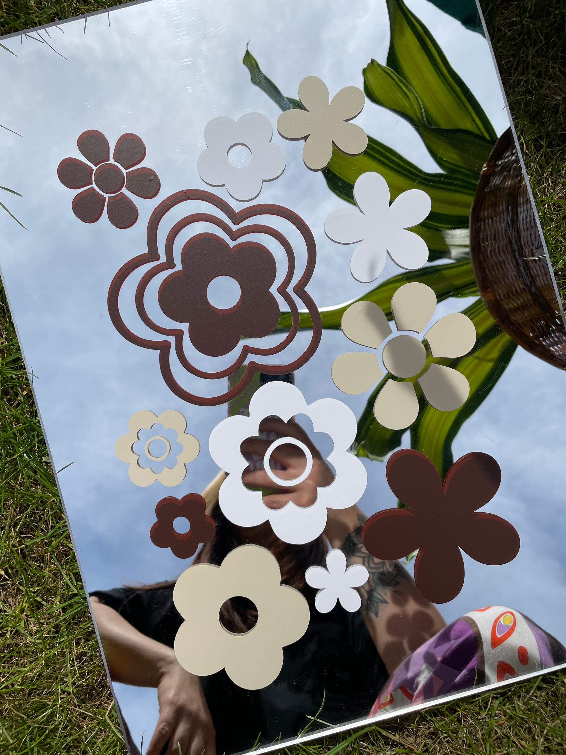 Chocolate Flower Bundle - Vinyl Sticker - PrintedWeird