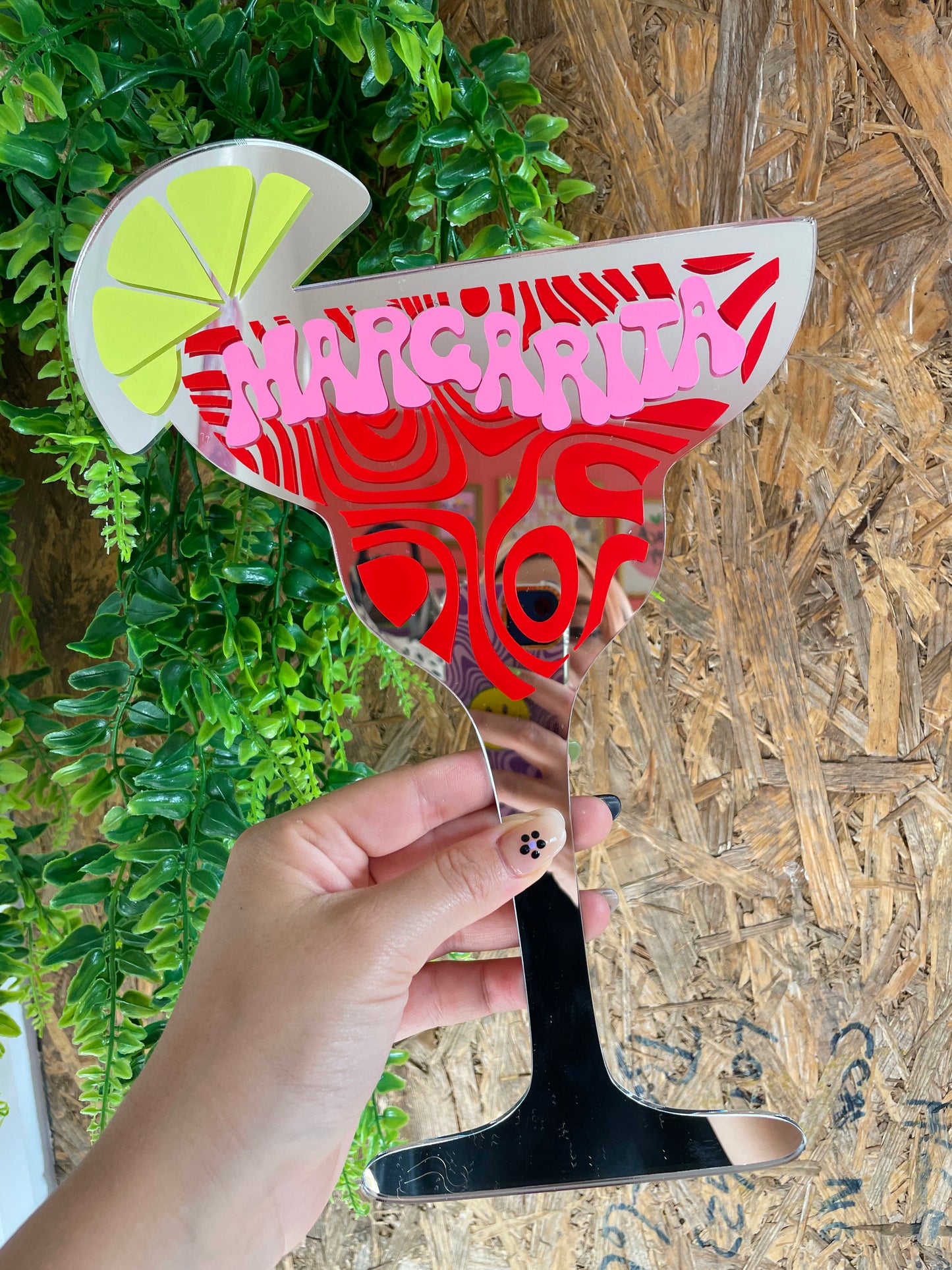 Strawberry Margarita Cocktail Mirror - PrintedWeird