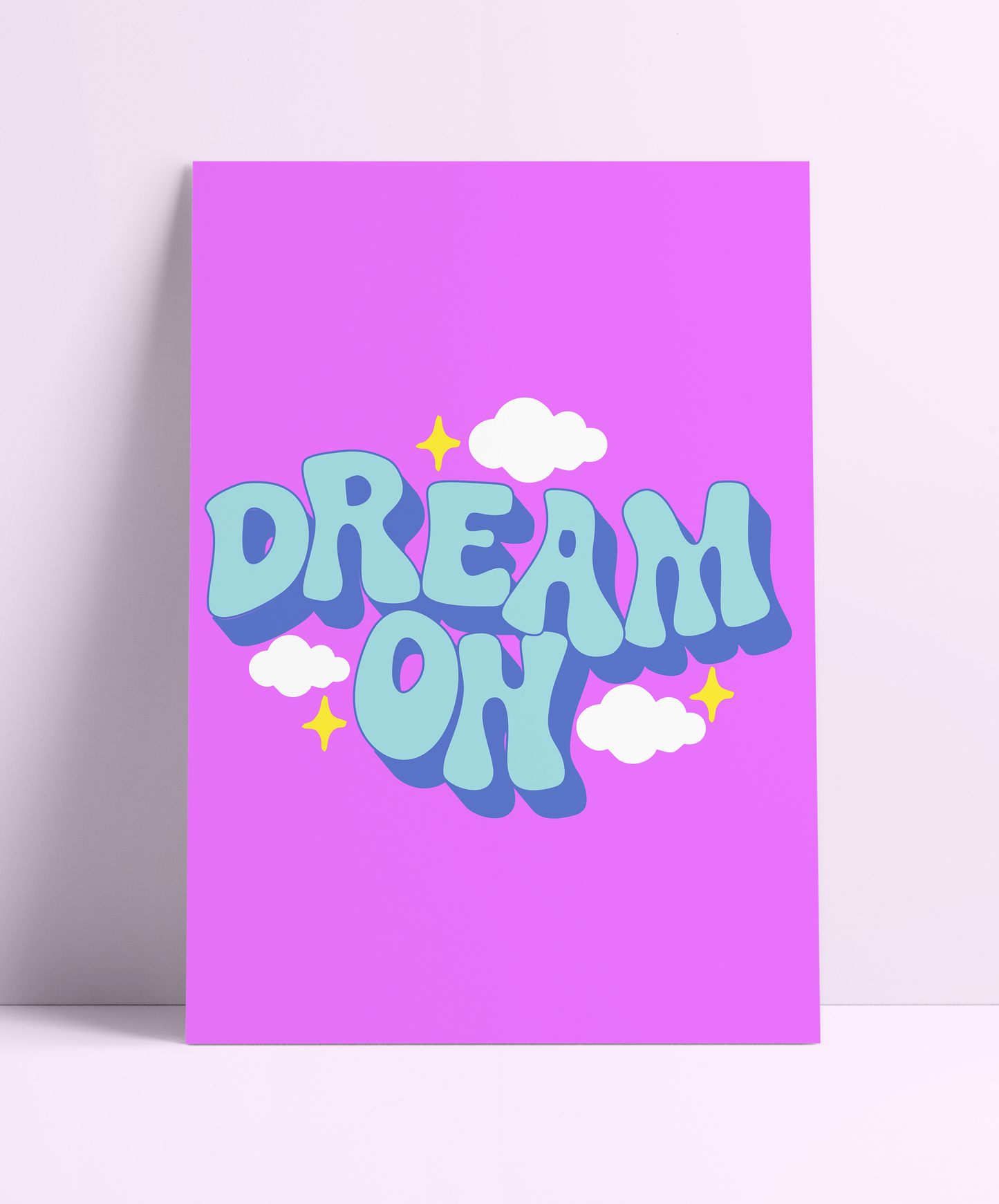 Dream On Wall Print - PrintedWeird