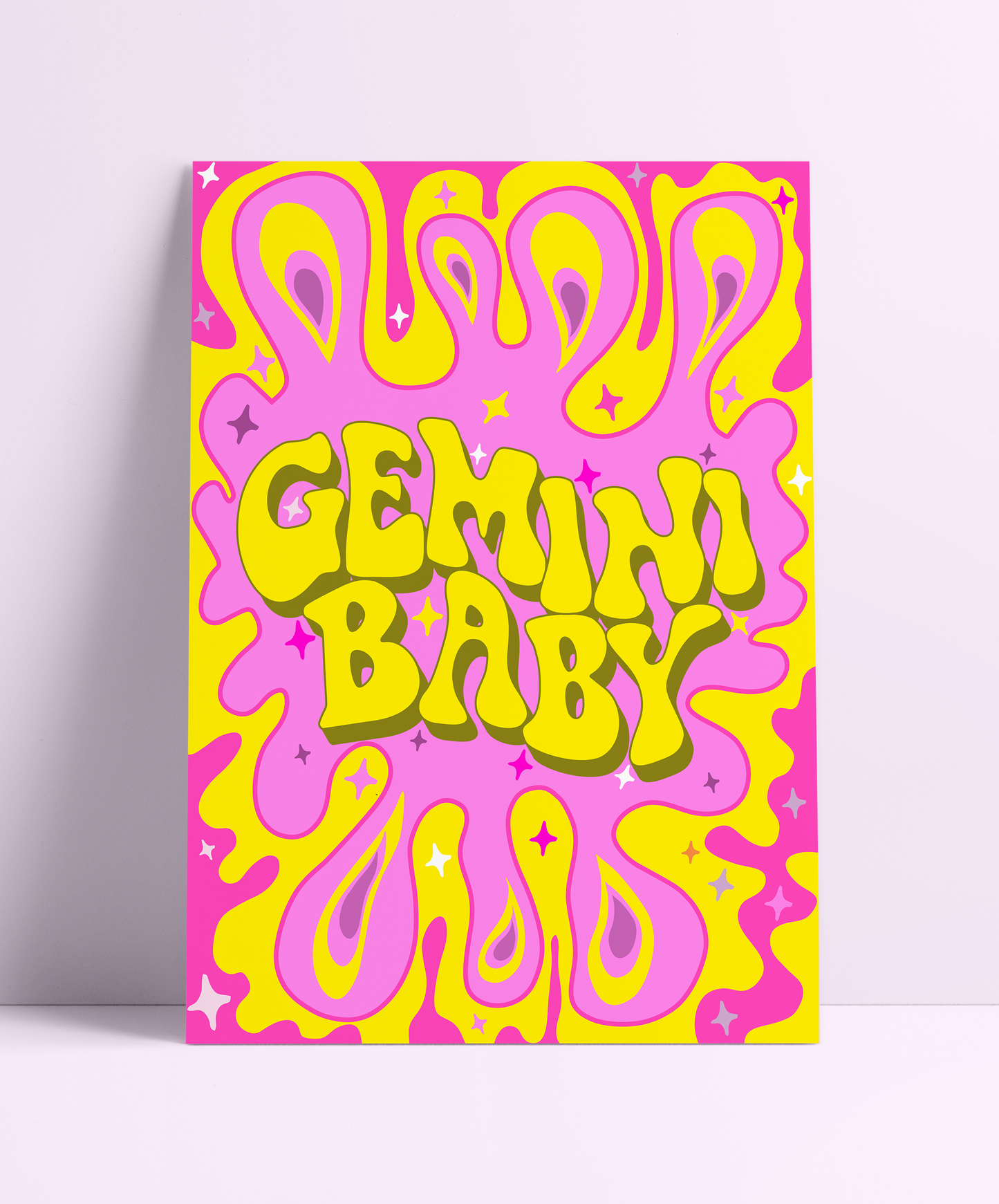 Gemini Wall Print - PrintedWeird
