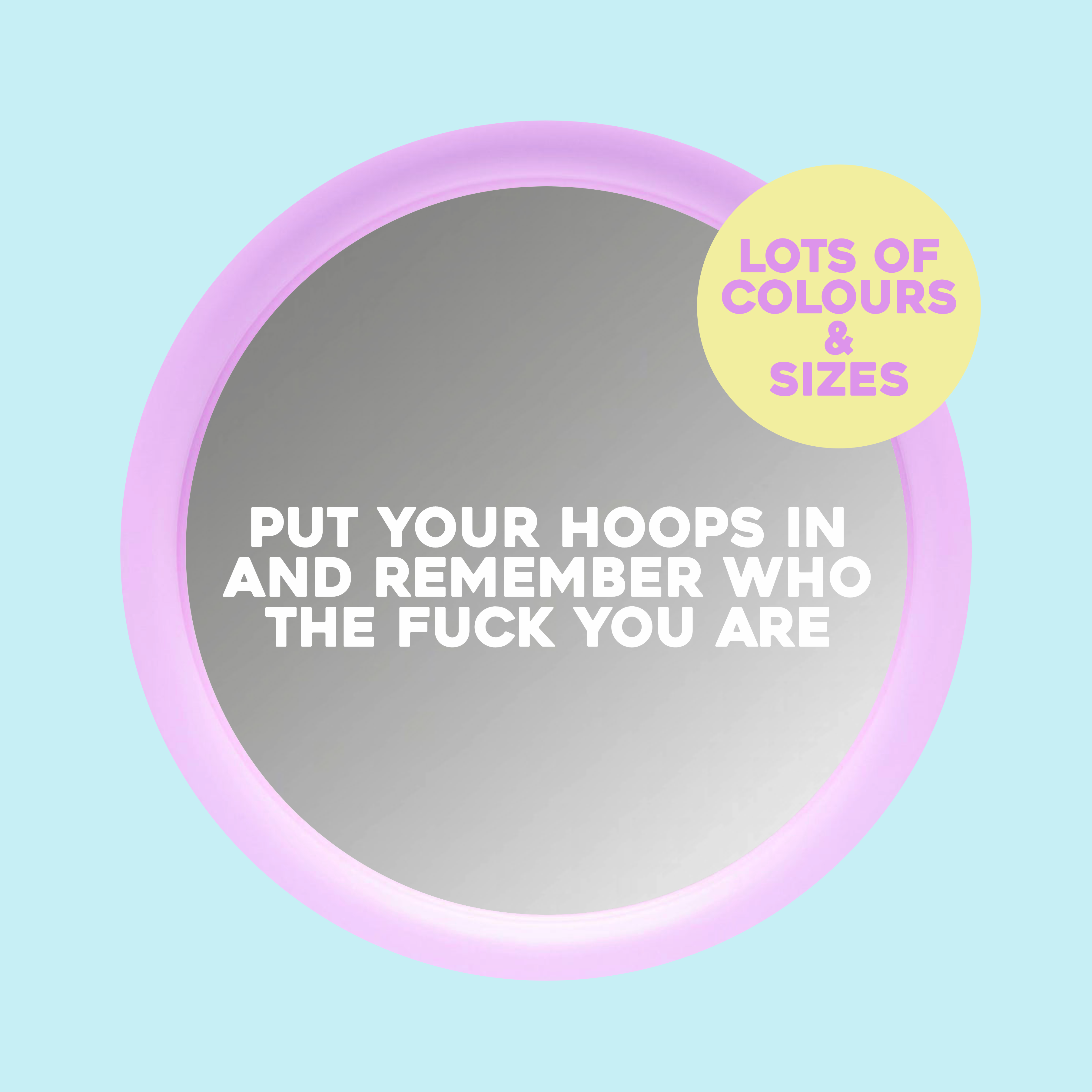 Put Your Hoops In Vinyl Sticker – PrintedWeird