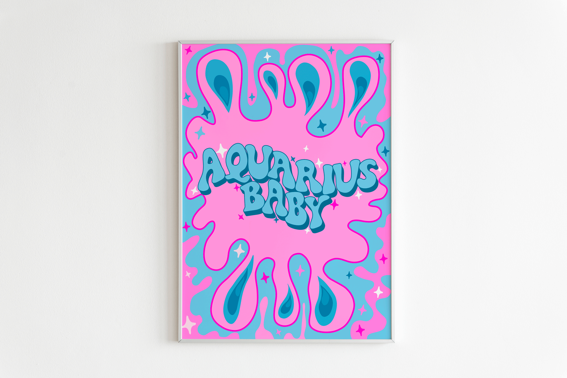 Aquarius Wall Print - PrintedWeird