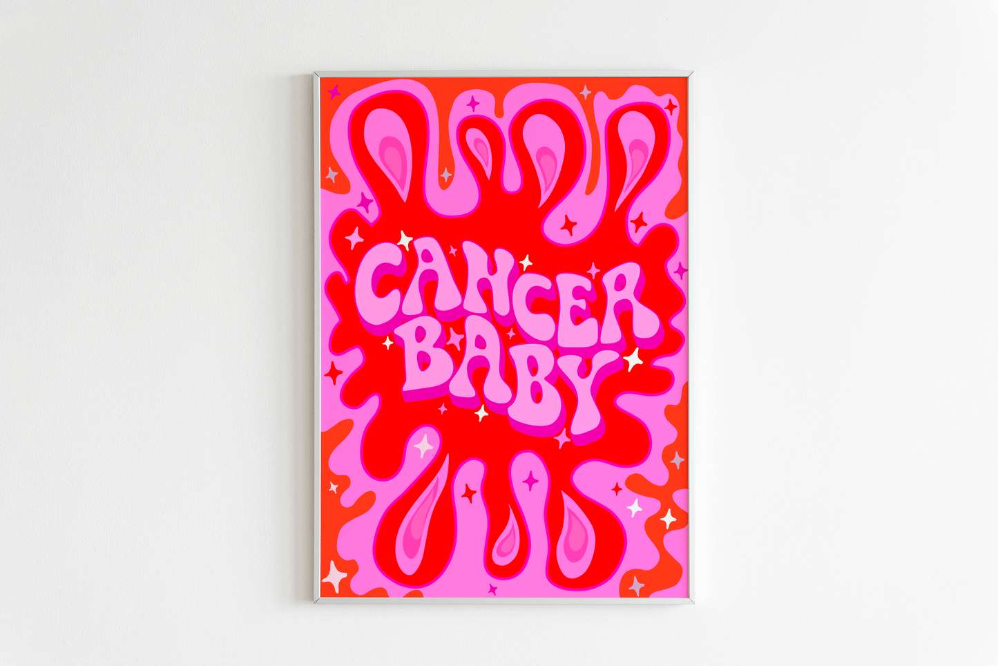 Cancer Wall Print - PrintedWeird