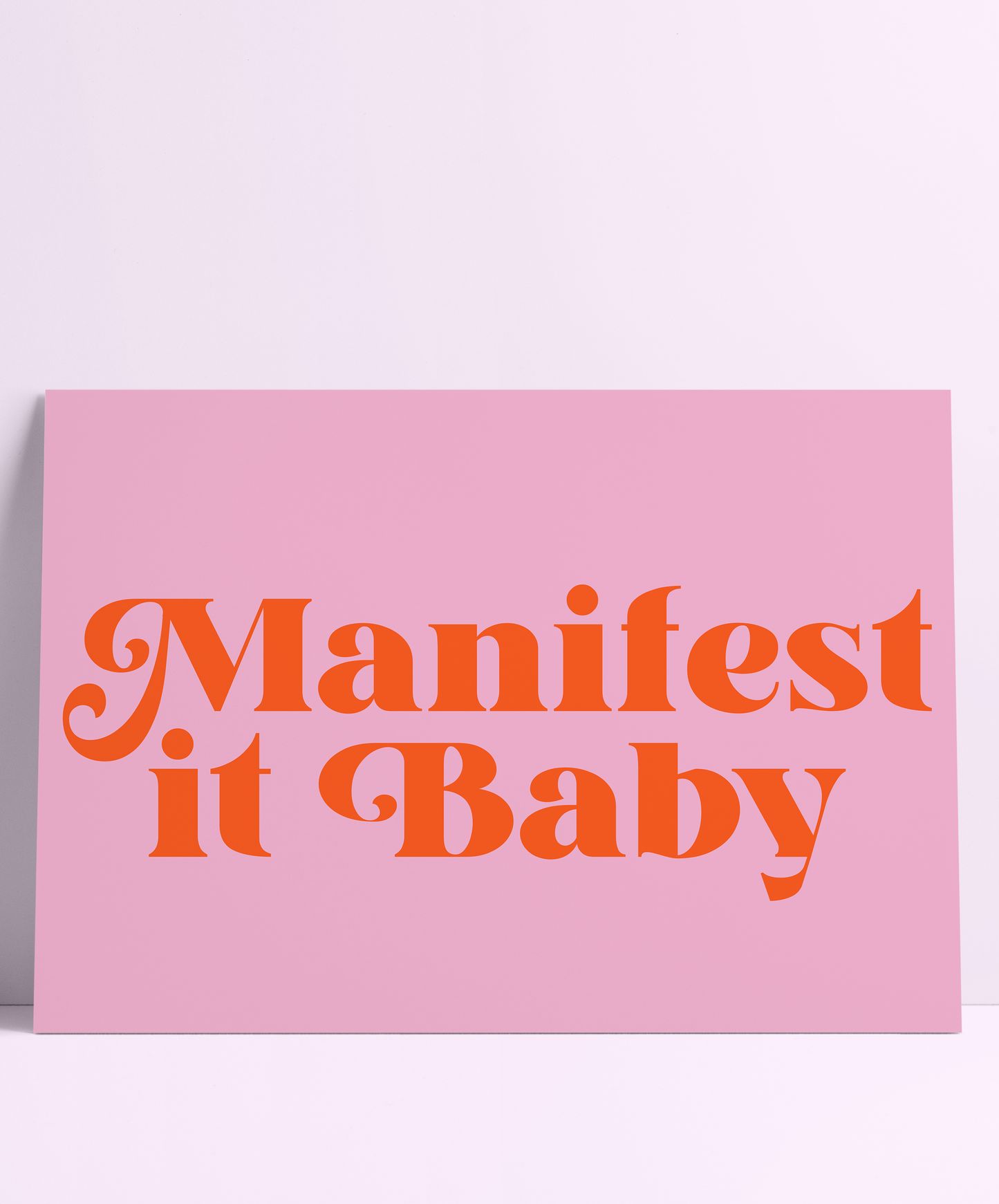 Manifest It Baby Wall Print - PrintedWeird