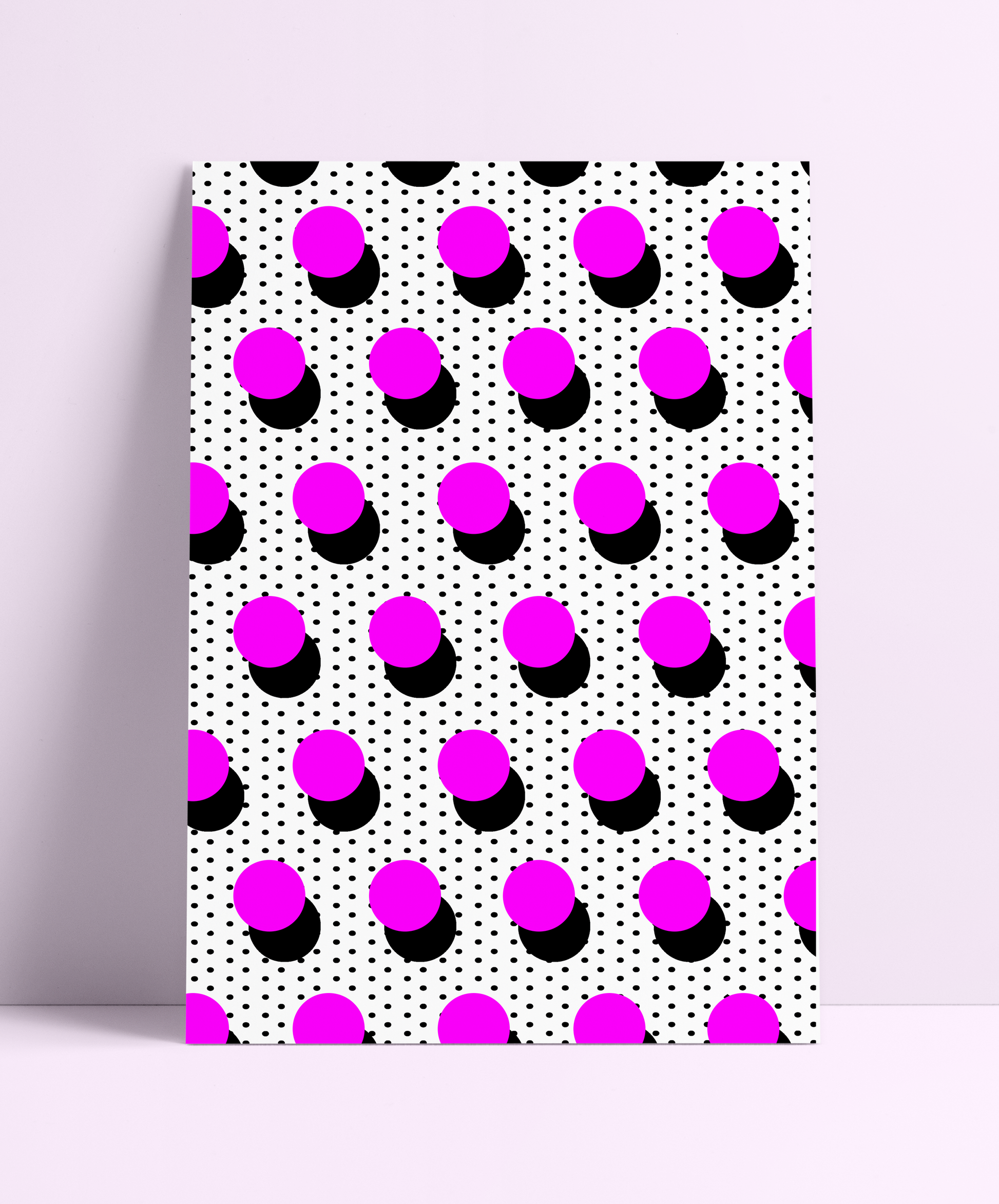 Polka Dot Pattern Wall Print - PrintedWeird