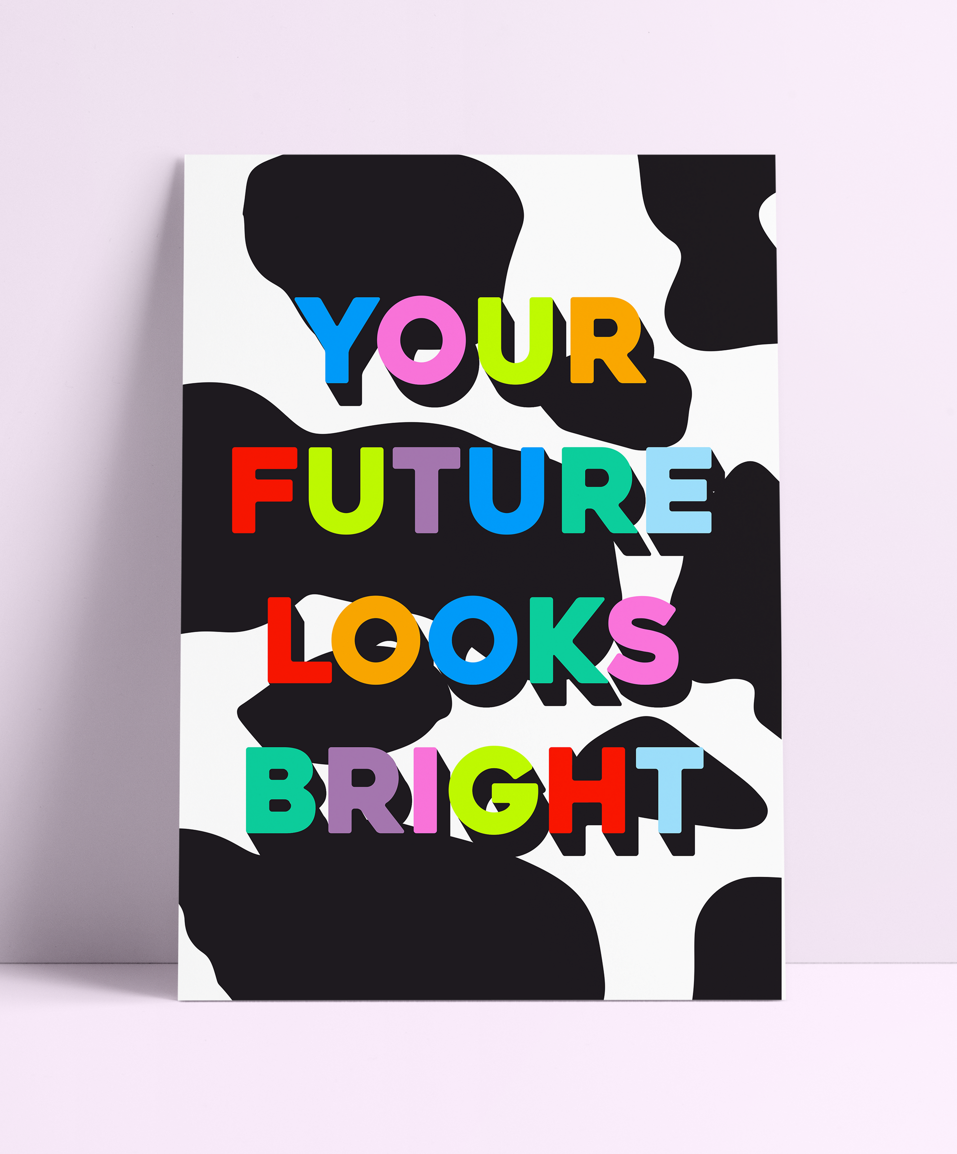 Your Future Looks Bright Wall Print - PrintedWeird