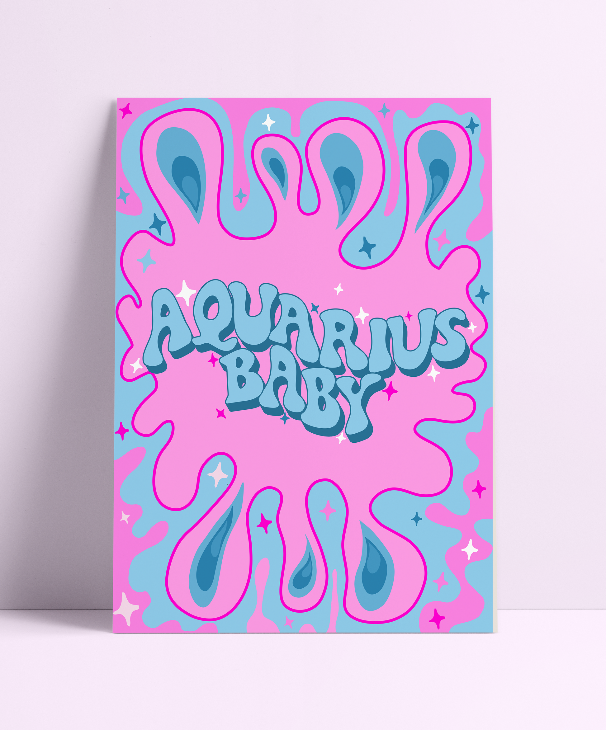 Aquarius Wall Print - PrintedWeird