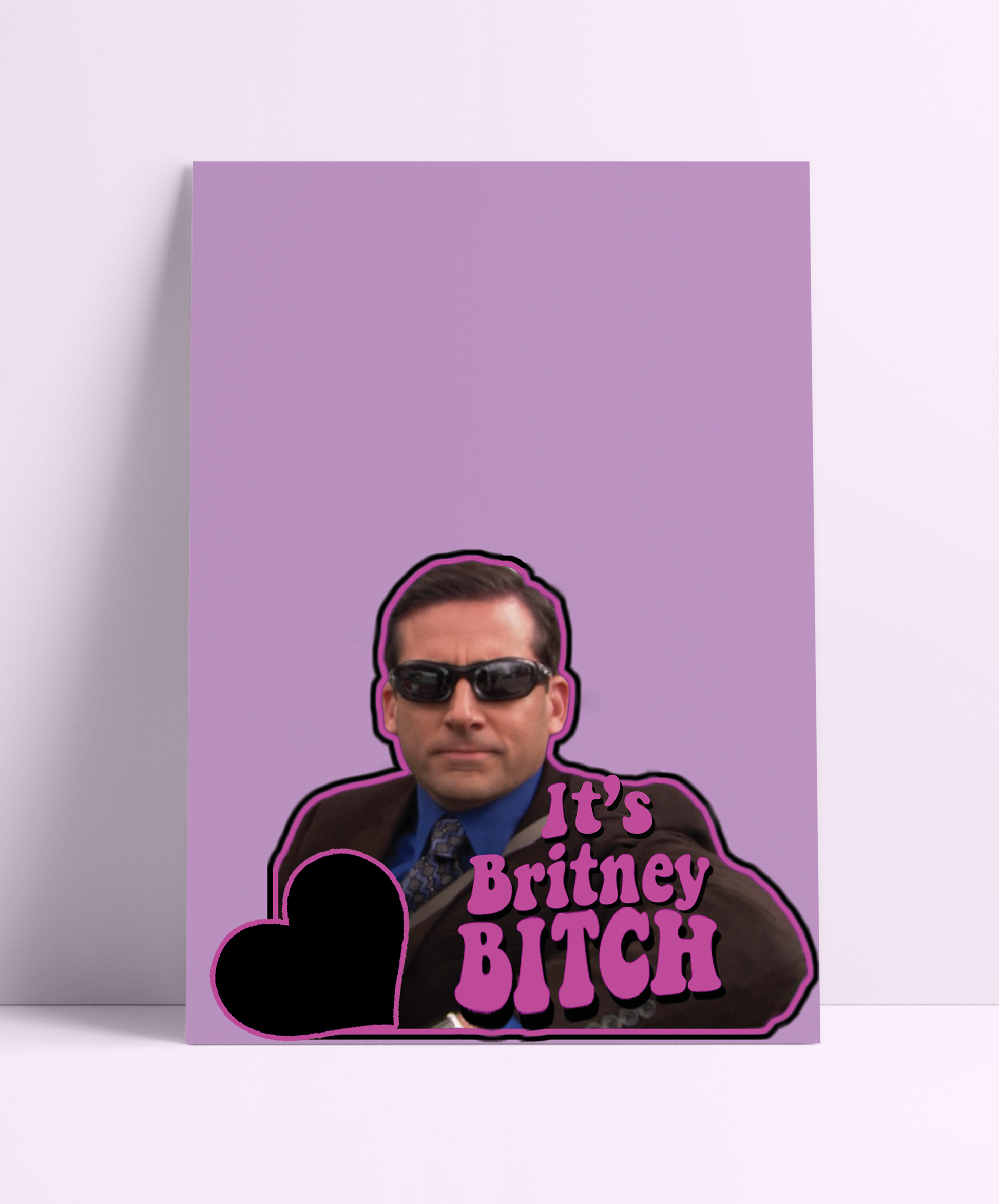 It's Britney Bitch Michael Scott Wall Print - PrintedWeird