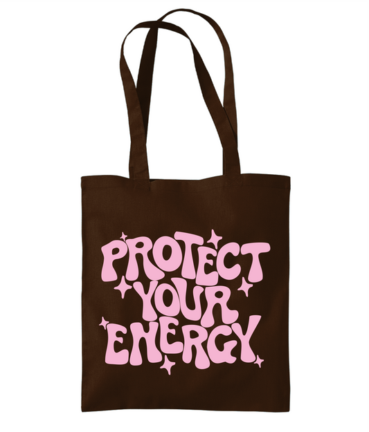 Protect Your Energy Tote Bag - PrintedWeird