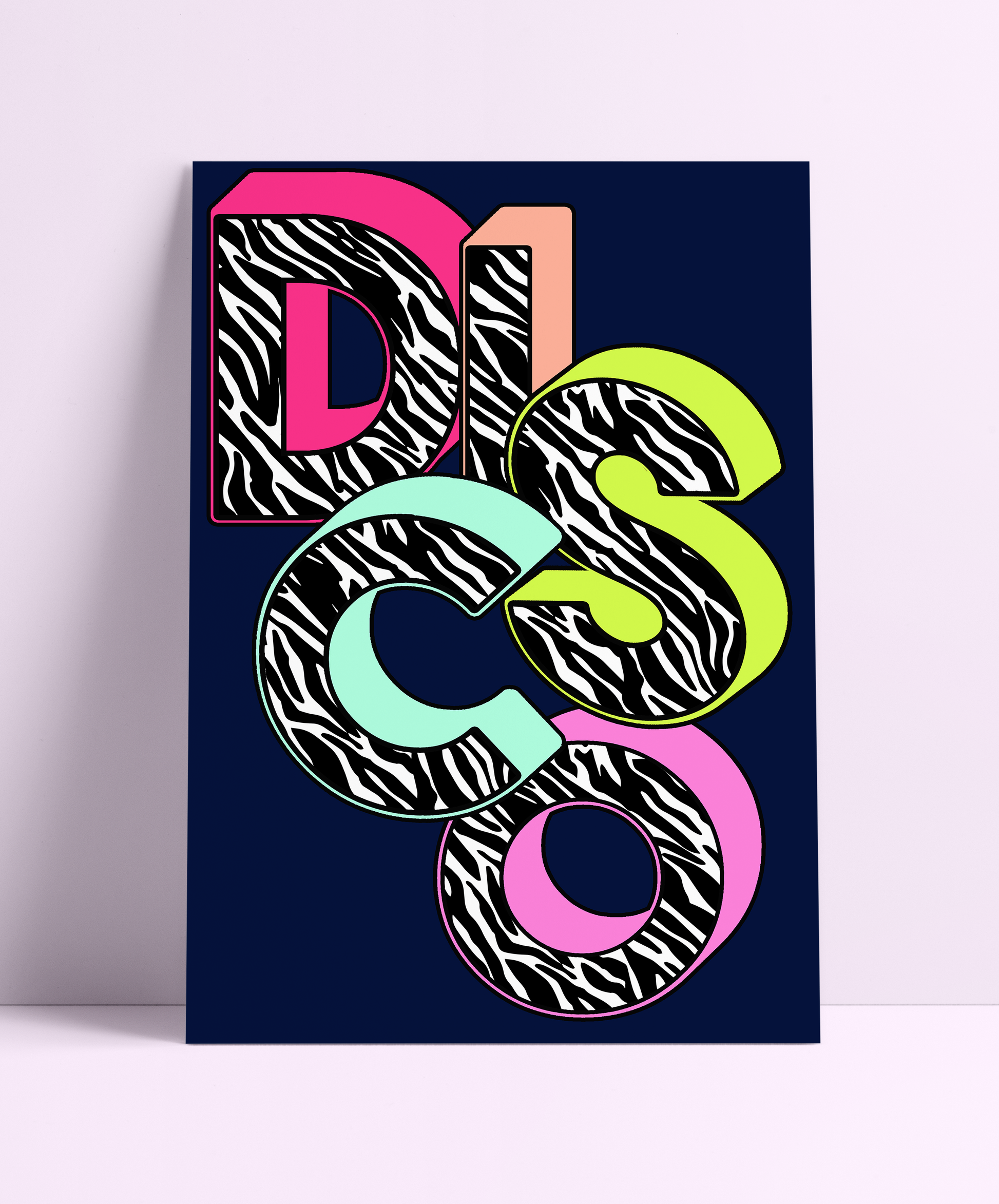 DISCO Wall Print - PrintedWeird