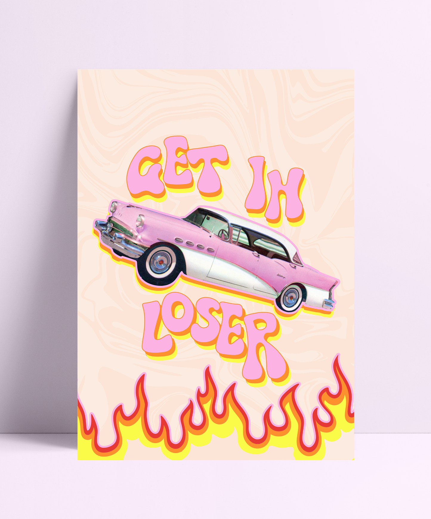 Get In Loser Wall Print