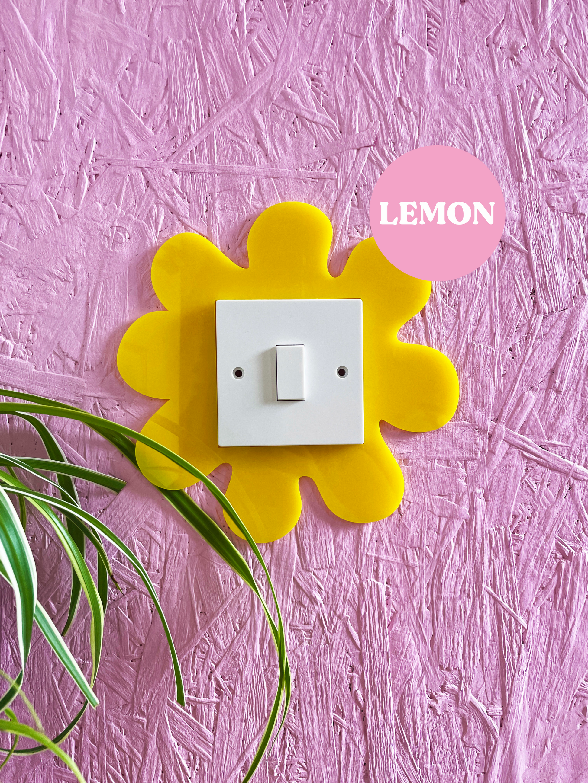 Sunburst Light Switch Cover - Different Colours - PrintedWeird