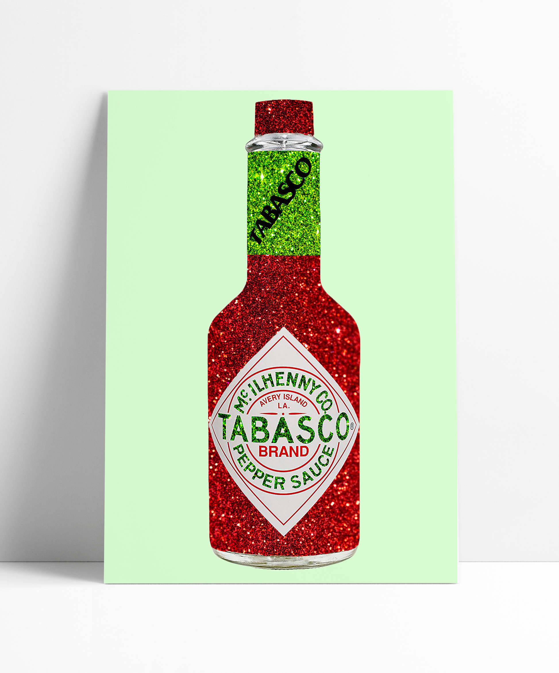 Tabasco Sauce Wall Print - PrintedWeird