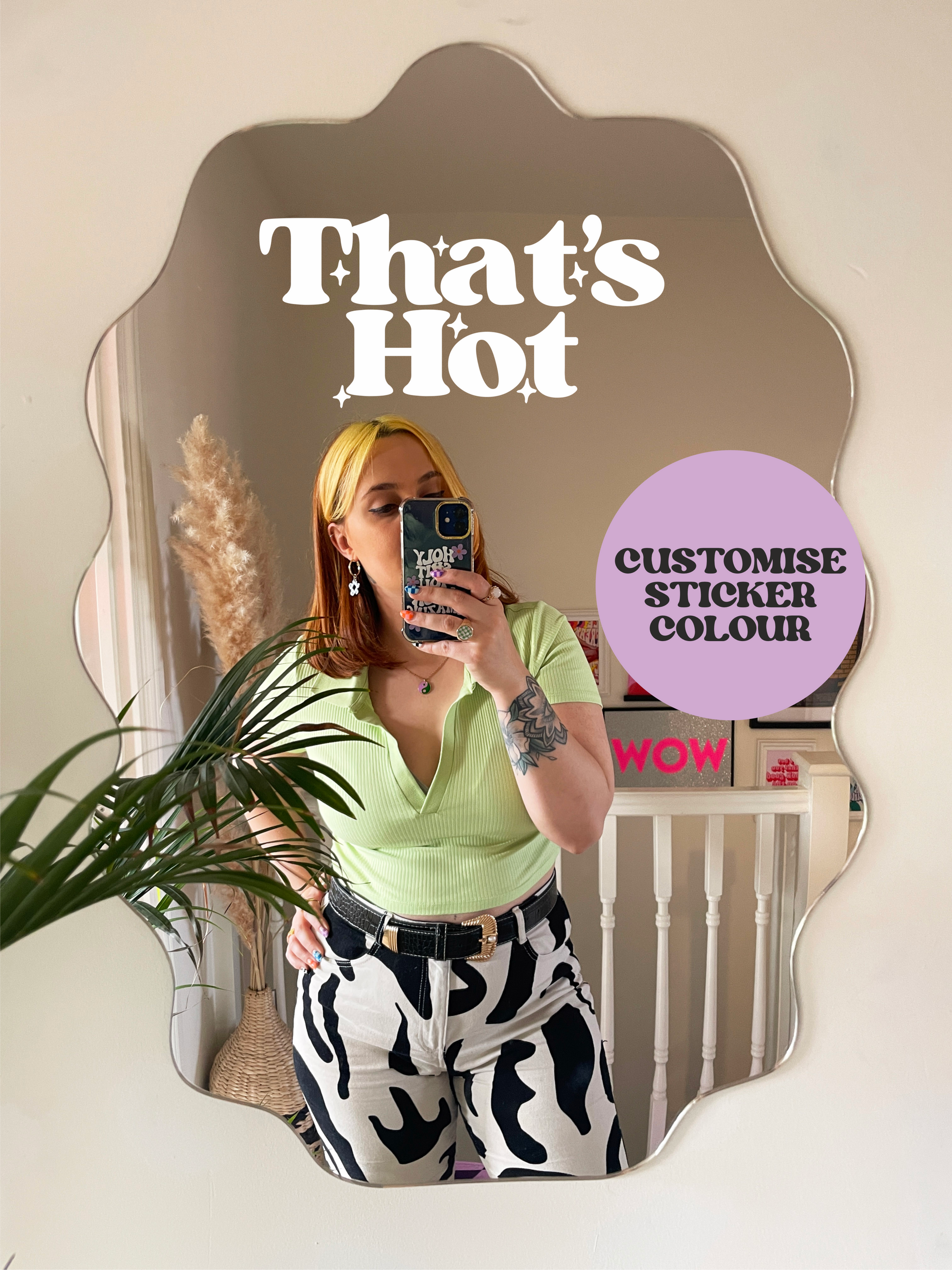 That's Hot Vinyl Sticker - PrintedWeird