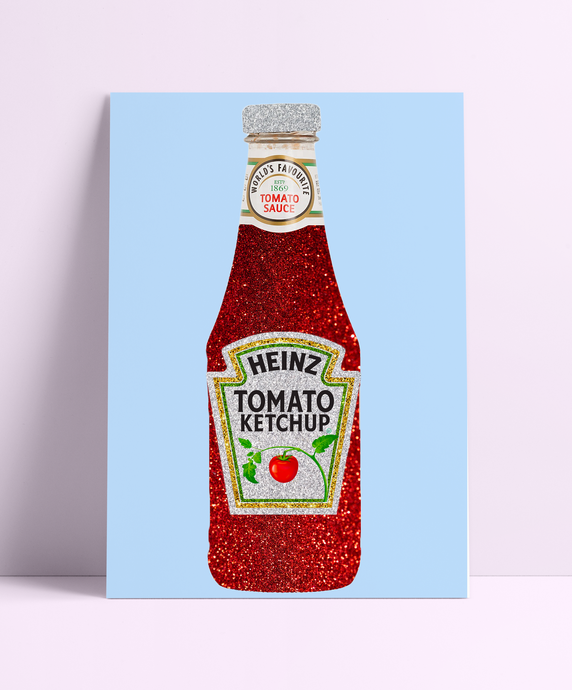 Heinz Tomato Sauce Wall Print - PrintedWeird