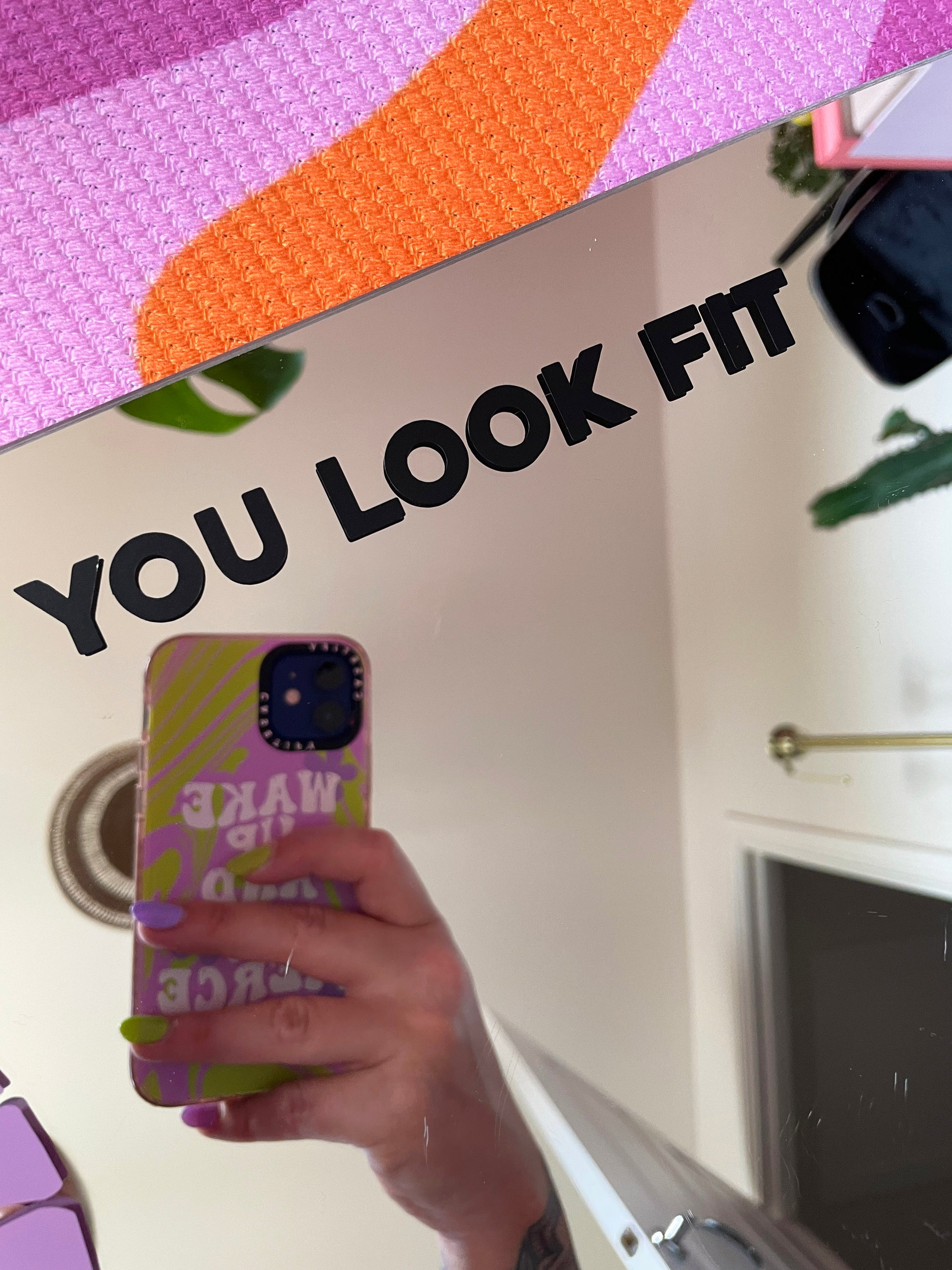 You Look Fit Vinyl Sticker - PrintedWeird