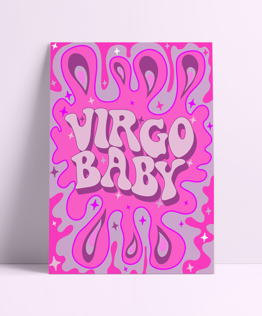 Virgo Wall Print - PrintedWeird