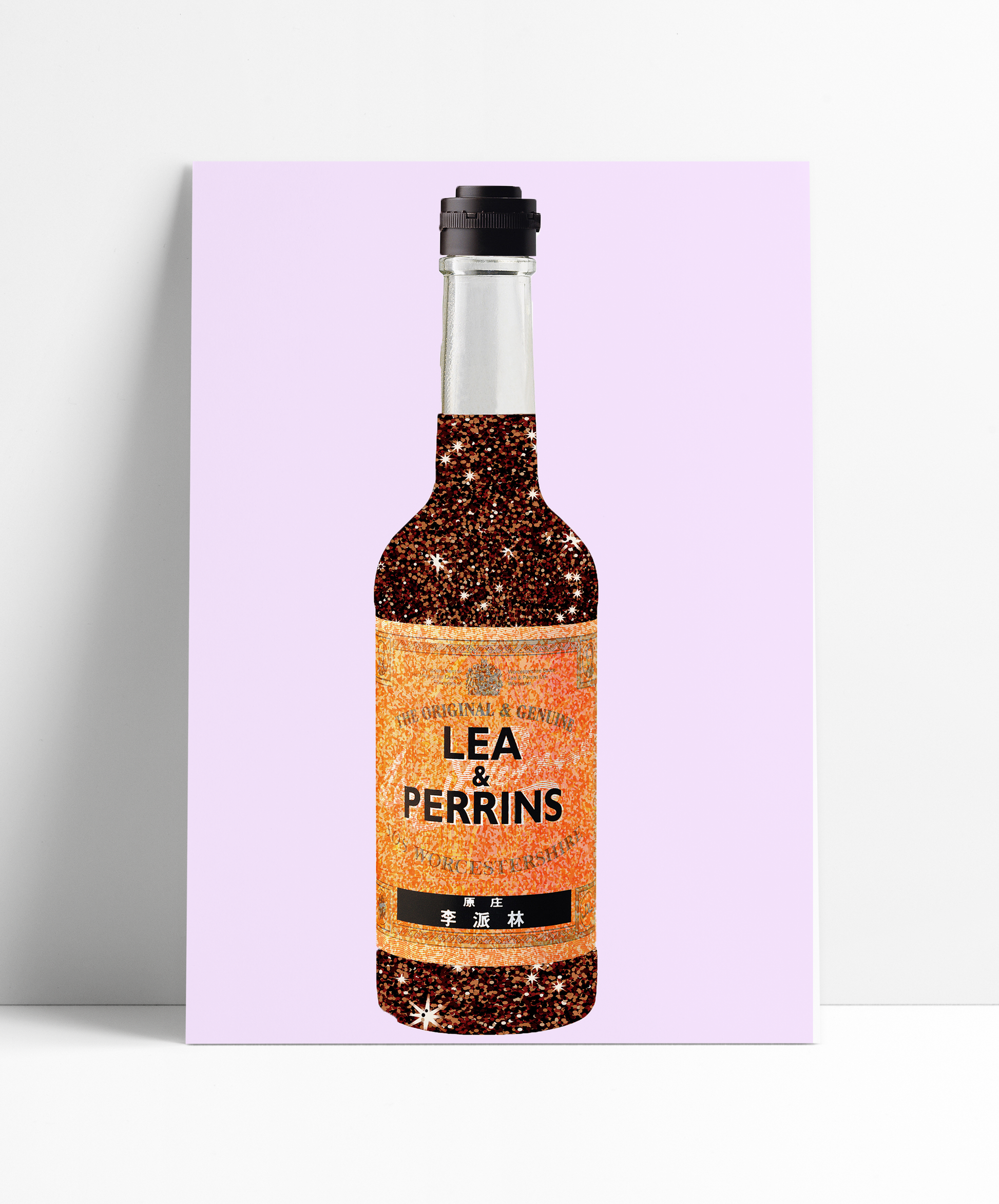 Lea & Perrins Worcester Sauce Wall Print - PrintedWeird